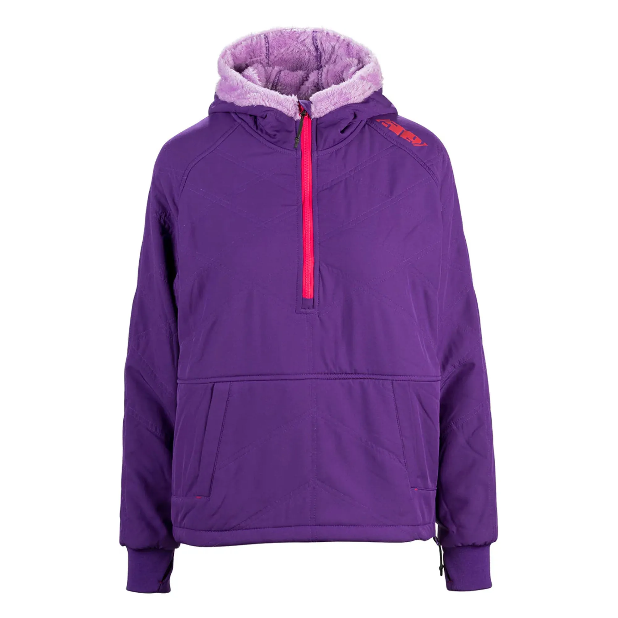 509 Aurora Quilted hoodie Purple