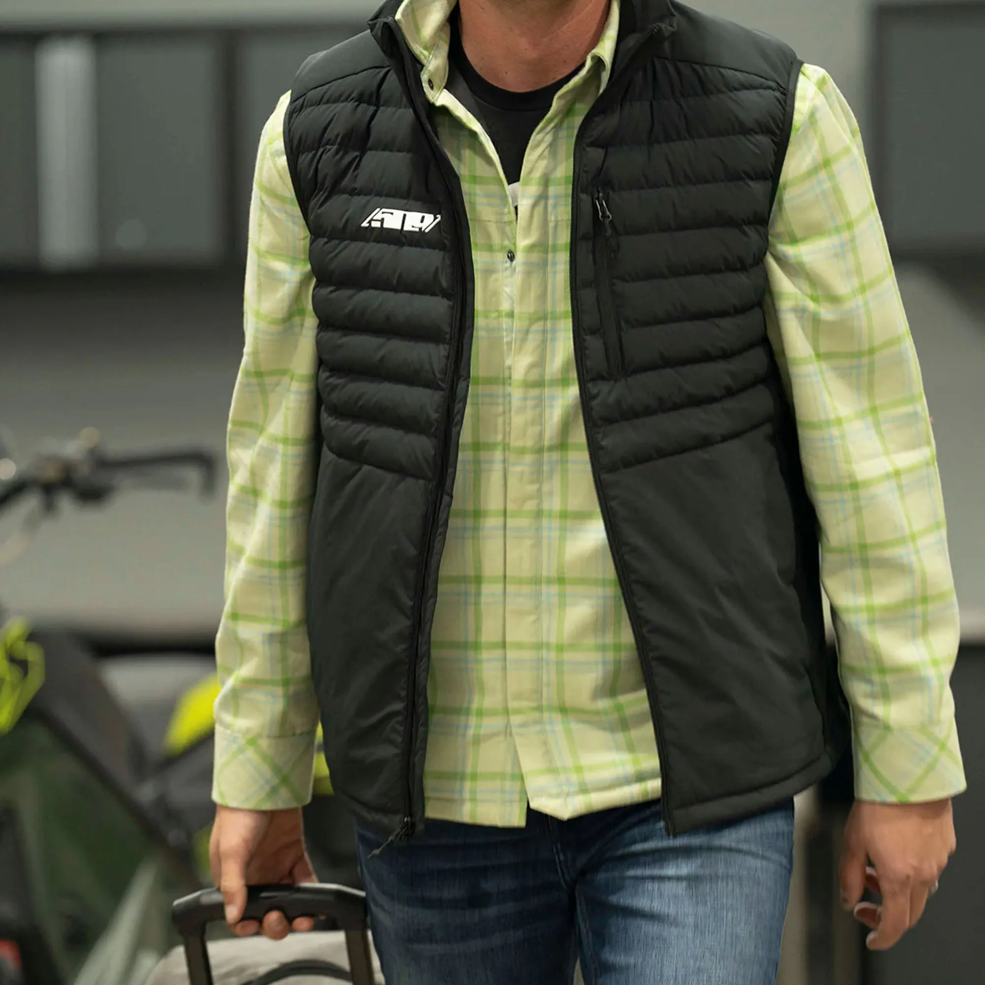 509 Basecamp Flannel Shirt Button-Up Chlorophyll Green
