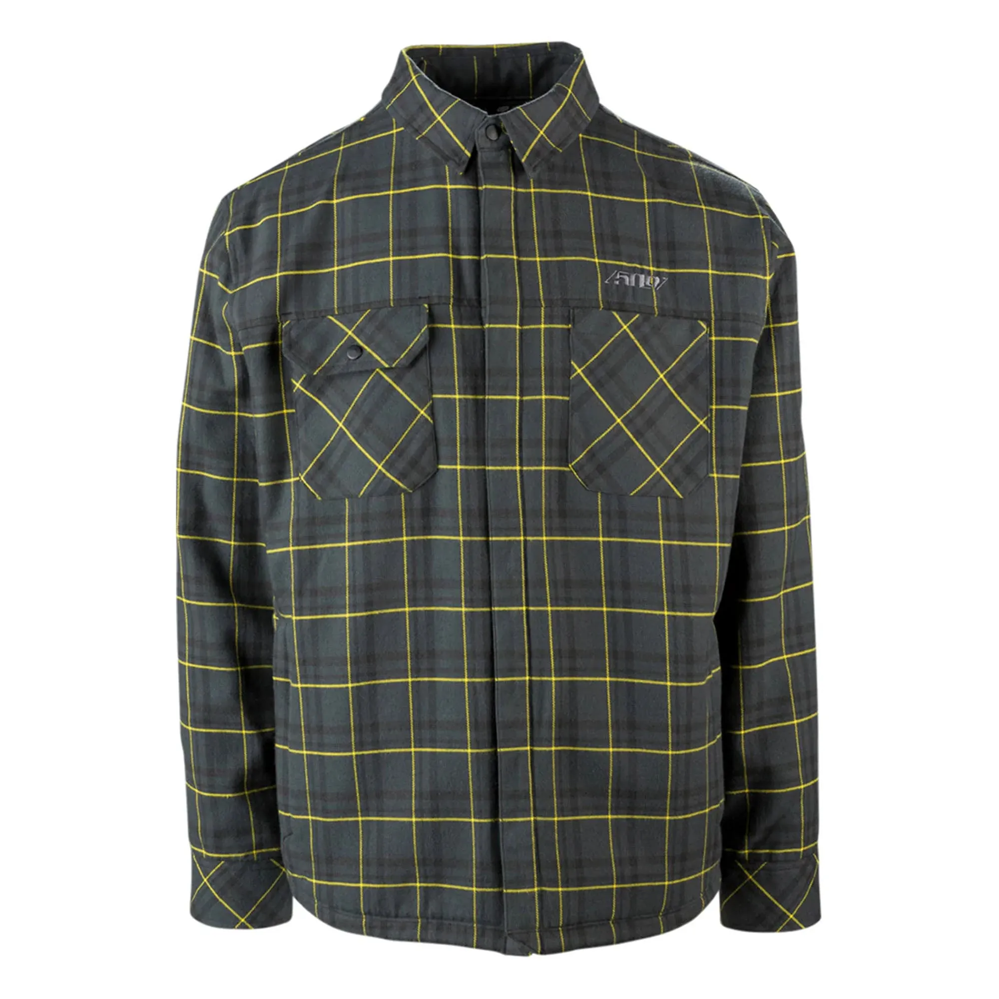 509 Flannel Shacket Button-Up Black Vis