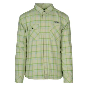 509 Flannel Shacket Button-Up Chlorophyll Green