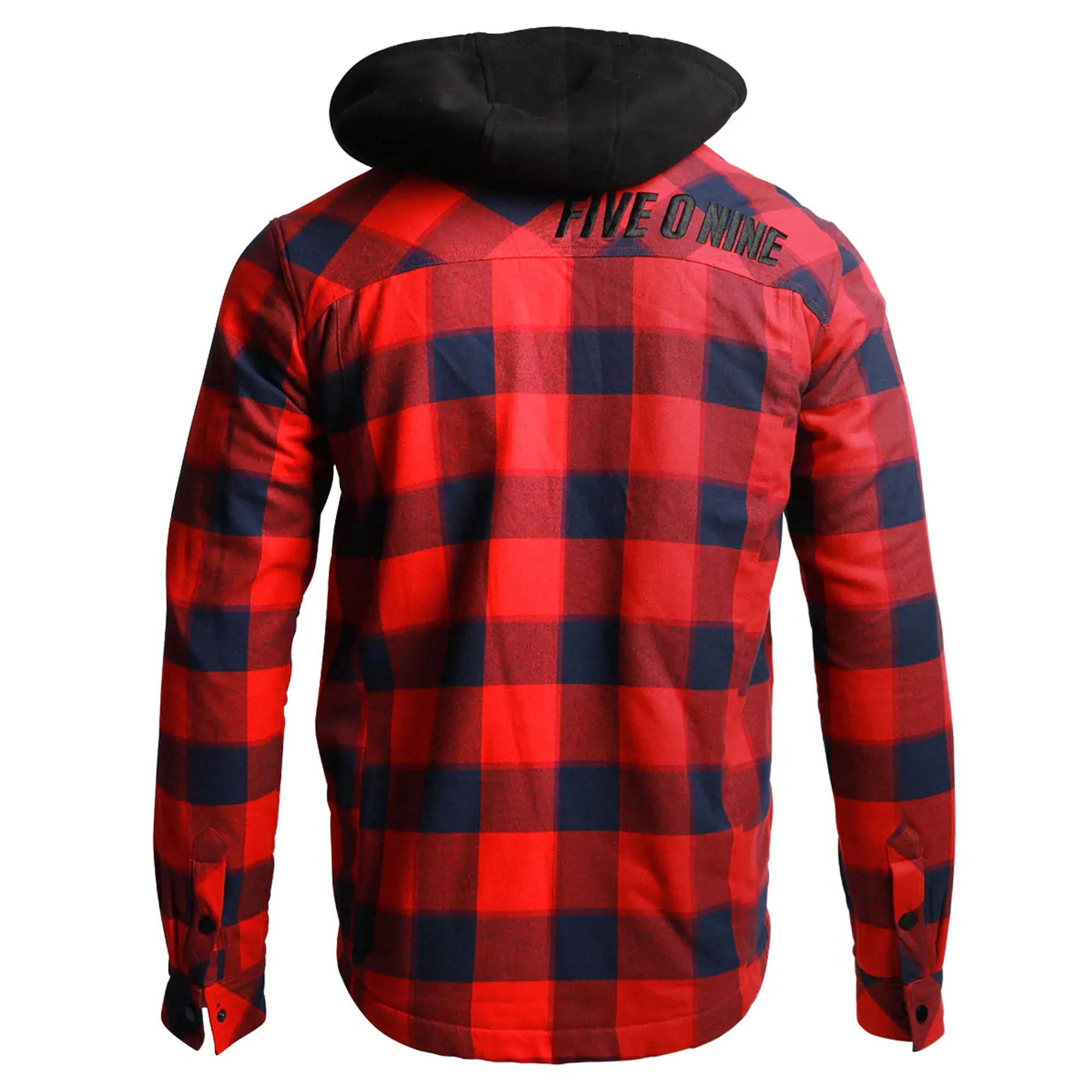 509 Groomer Flannel Button-Up Red/Navy