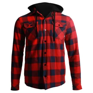 509 Groomer Flannel Button-Up Red/Navy