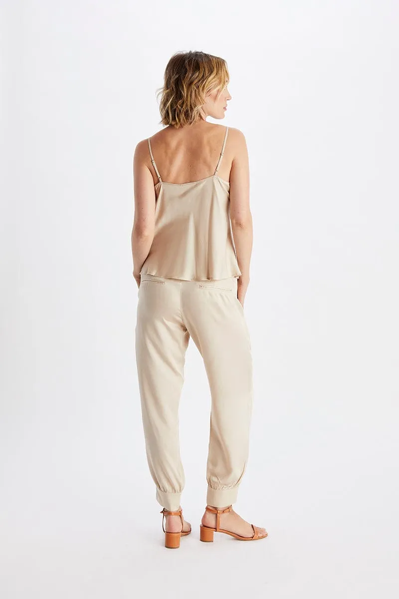 Allie TENCEL? Modal Vegan Silk Ankle Trousers | Multiple Colours
