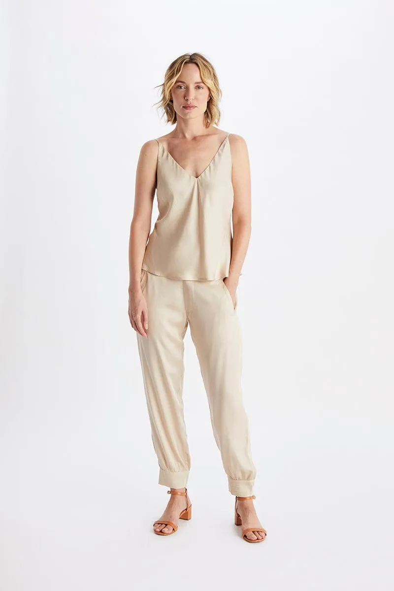 Allie TENCEL? Modal Vegan Silk Ankle Trousers | Multiple Colours
