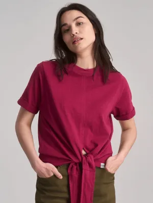 Anisa Women's Organic Cotton Top | Berry