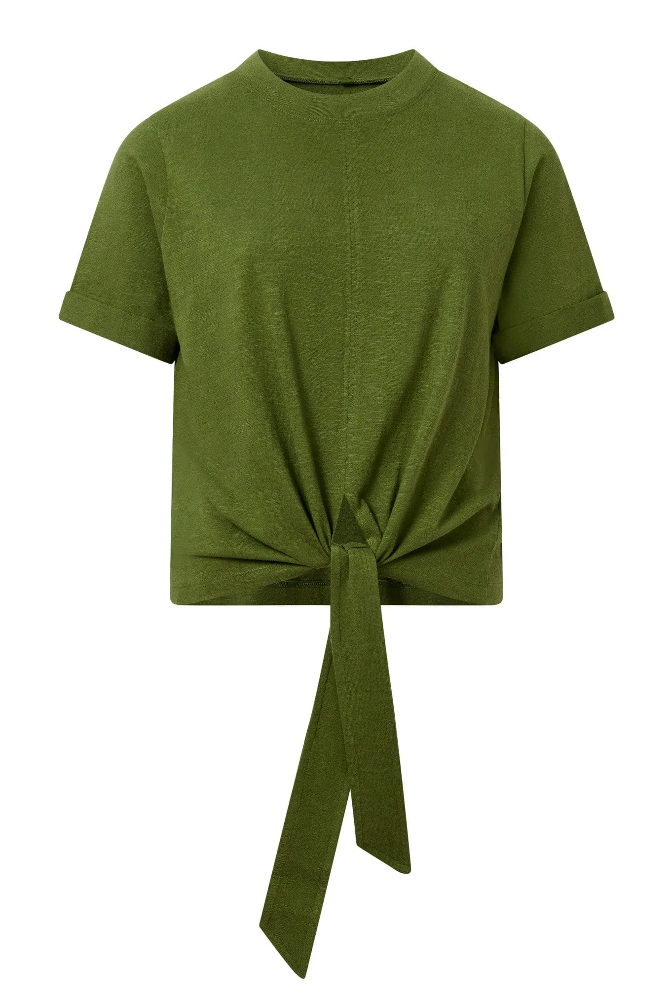 Anisa Women's Organic Cotton Top | Green