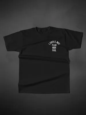 ANTHEM TEE- BLACK/WHITE