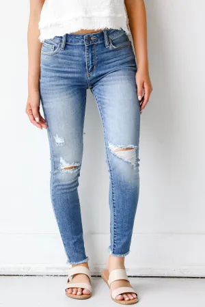 Aubrey Distressed Skinny Jeans