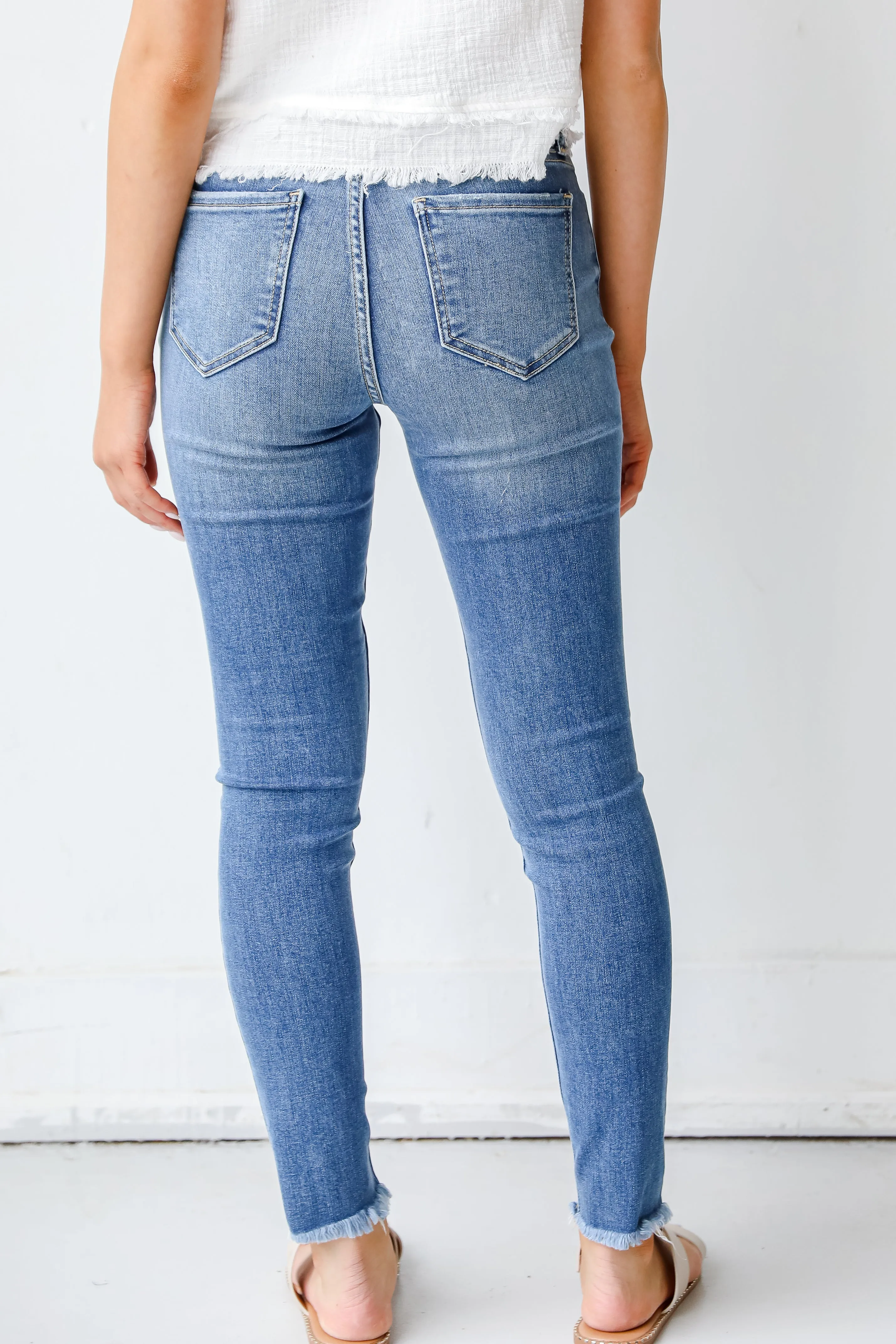 Aubrey Distressed Skinny Jeans