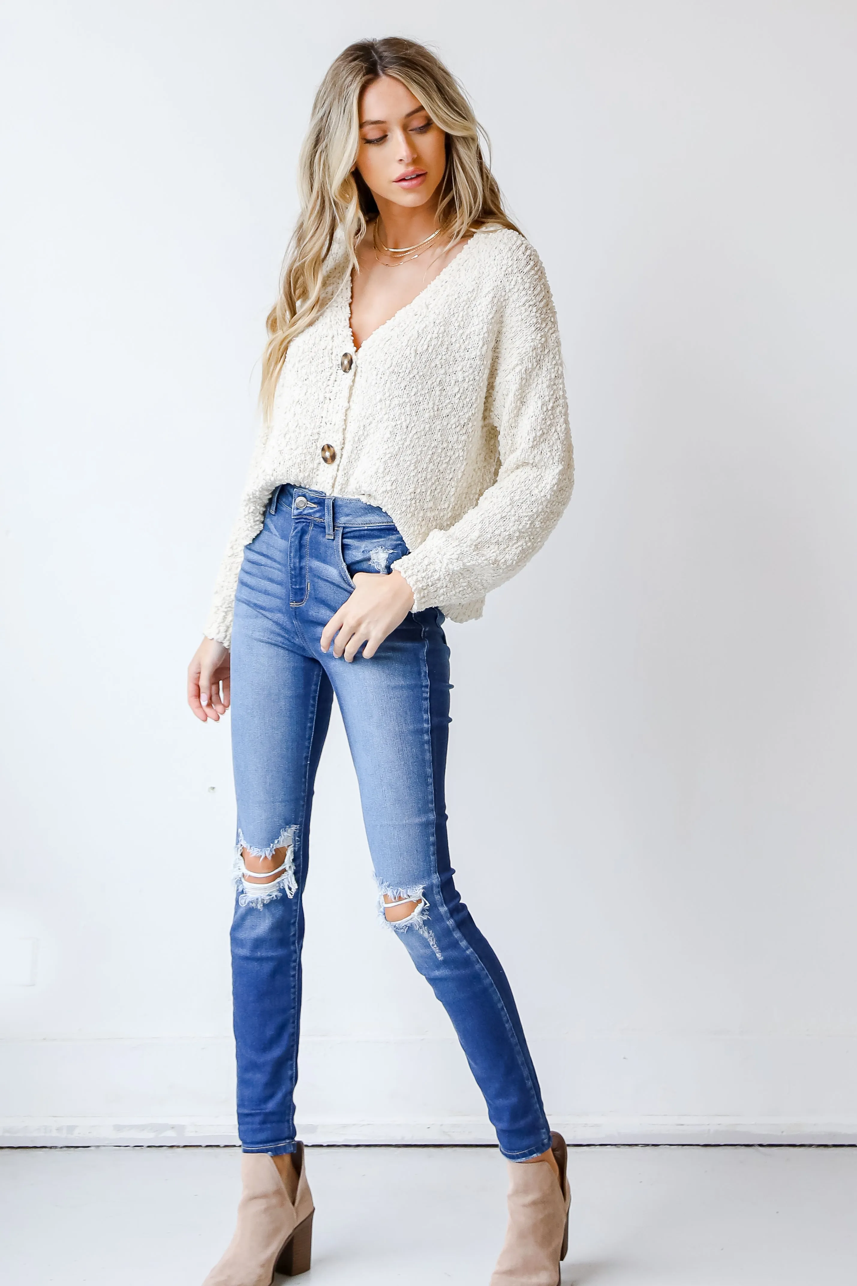 Bridget Distressed Skinny Jeans