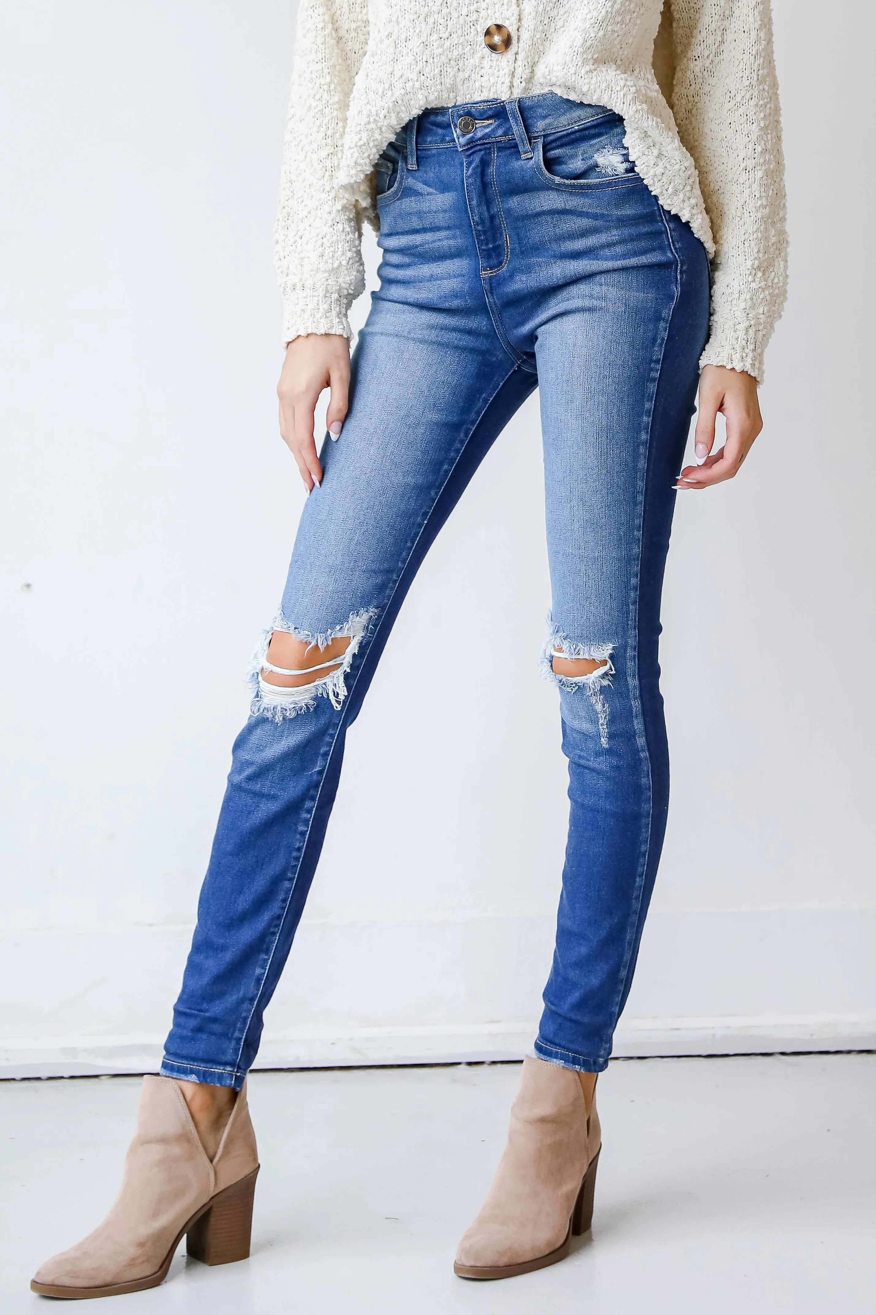 Bridget Distressed Skinny Jeans