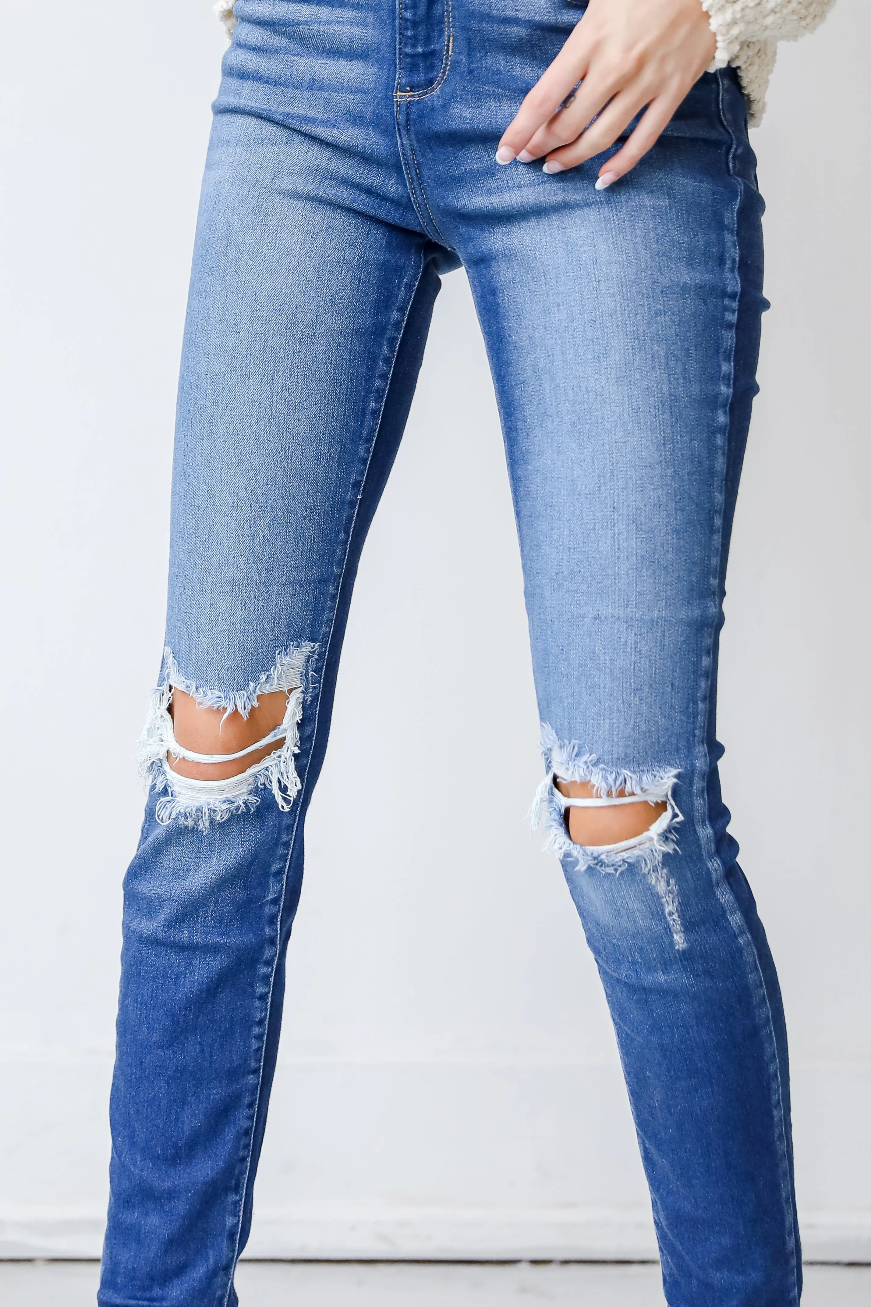 Bridget Distressed Skinny Jeans