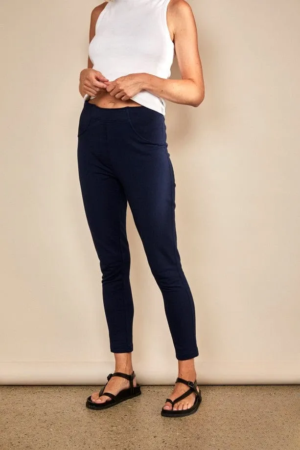 Bshirt Organic Cotton Post Natal Leggings | Navy