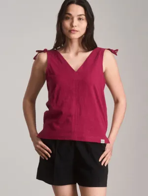Celia Women's Organic Cotton Top | Berry