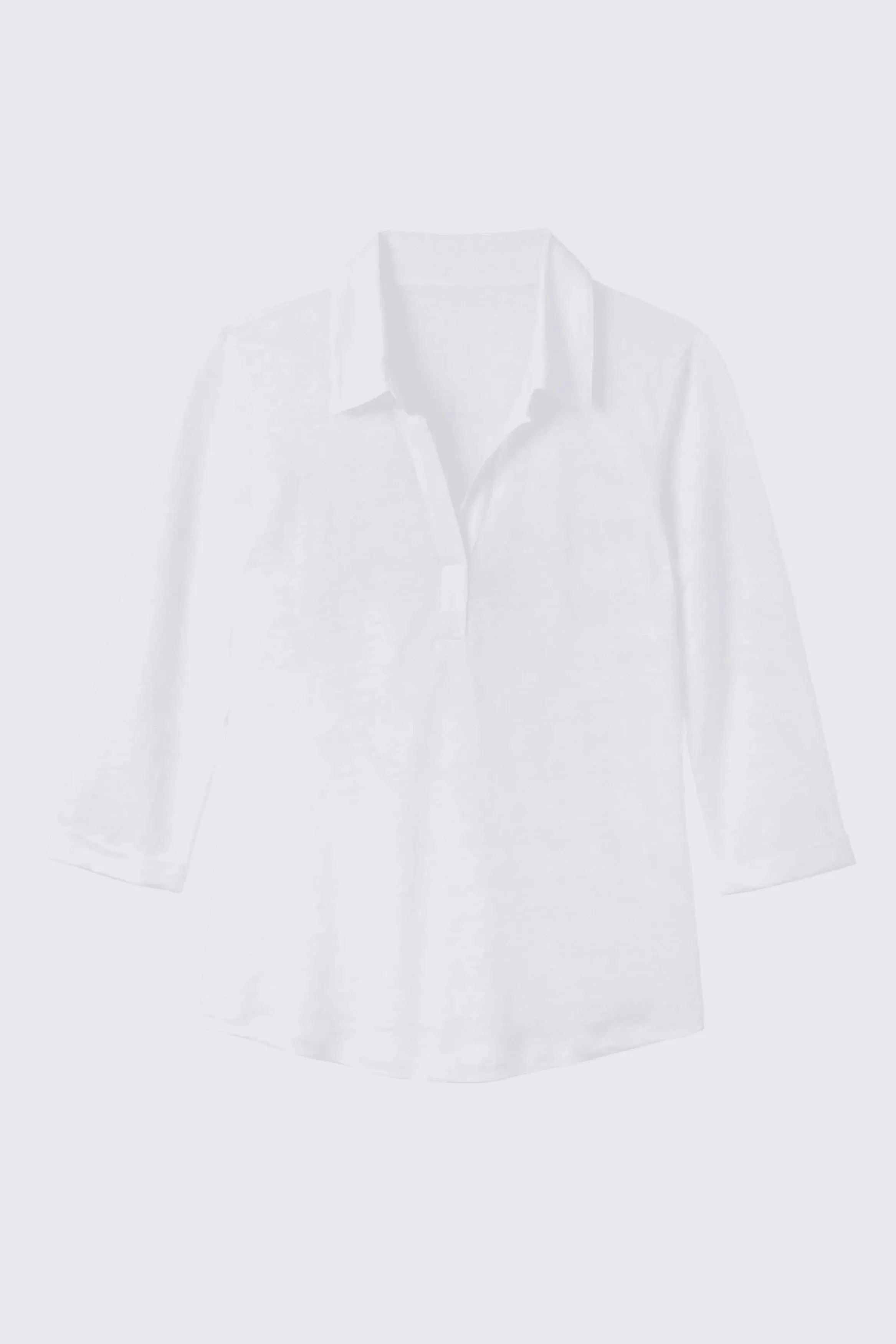Collared Linen T-Shirt | Multiple Colours