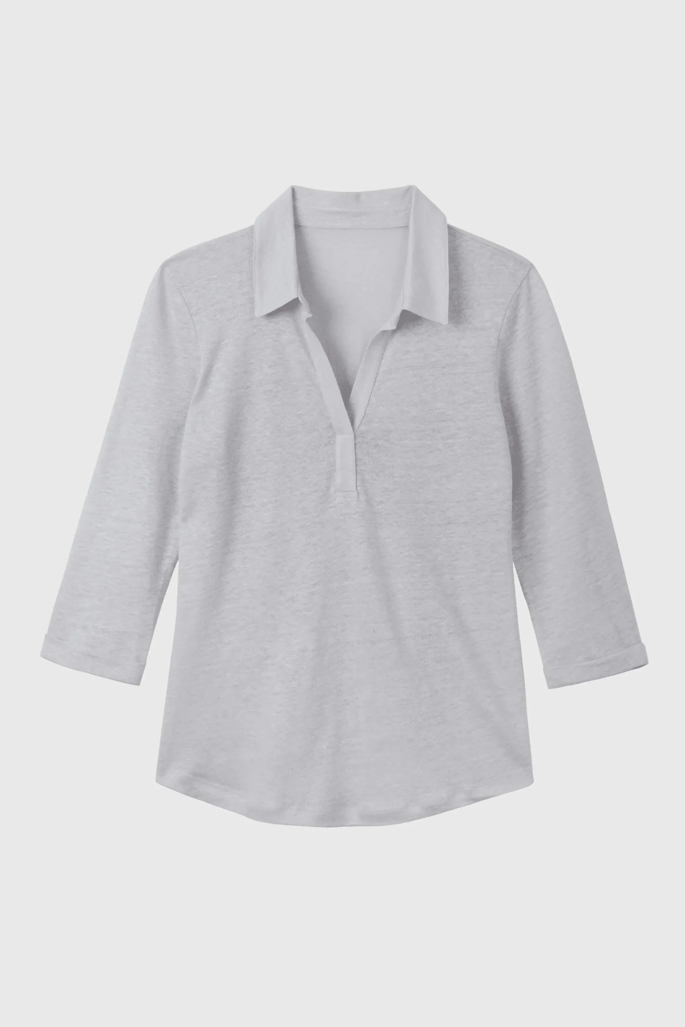 Collared Linen T-Shirt | Multiple Colours
