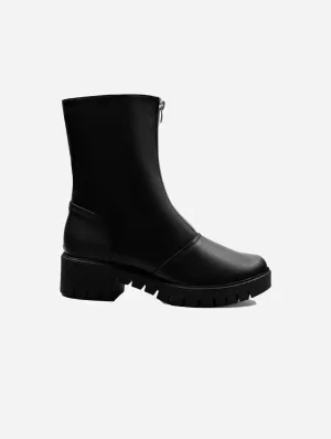 Cyber Women's Desserto? Cactus Leather Vegan Ankle Boots | Black