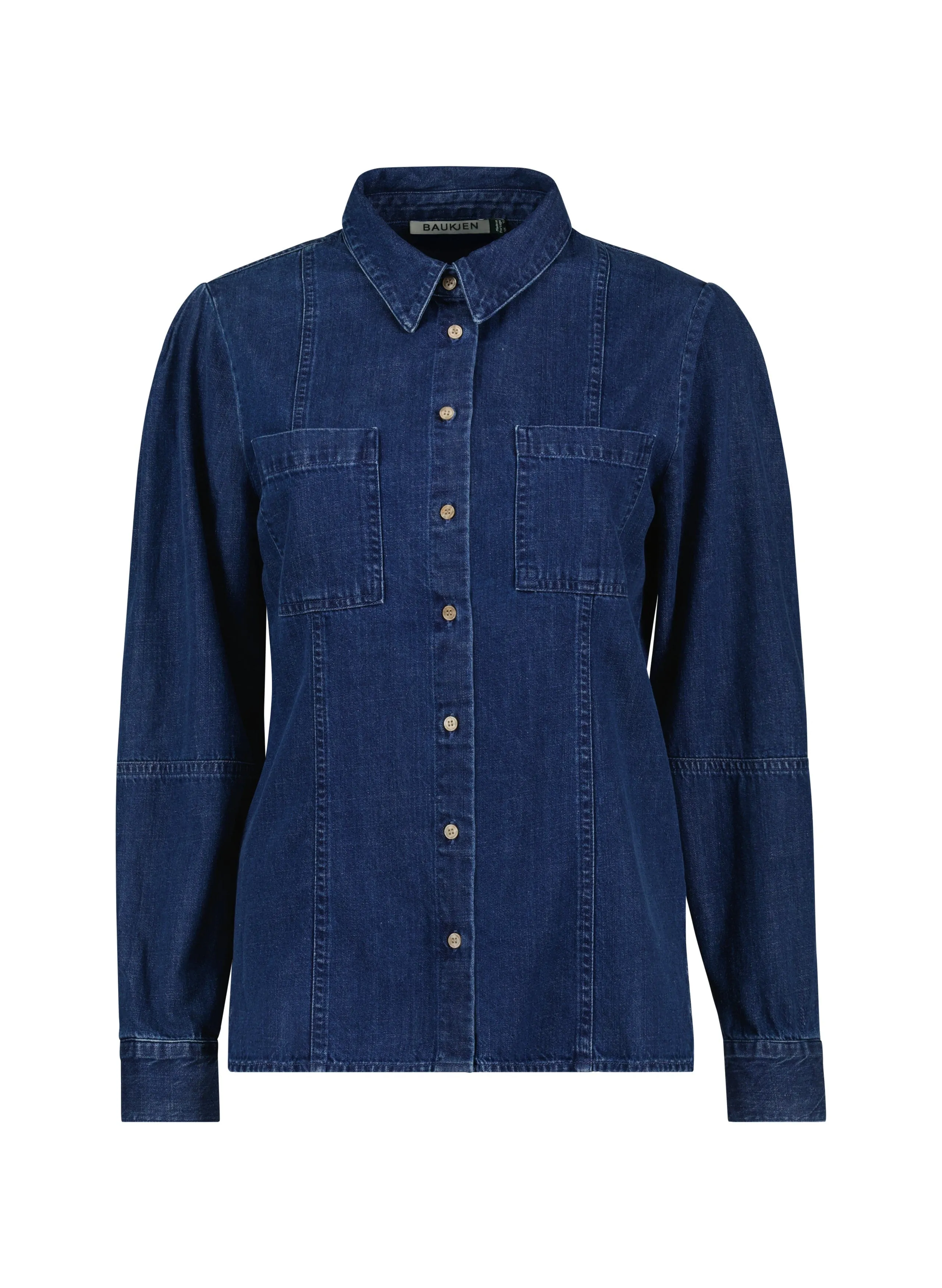 Damaris Organic Denim Shirt | Mid Indigo