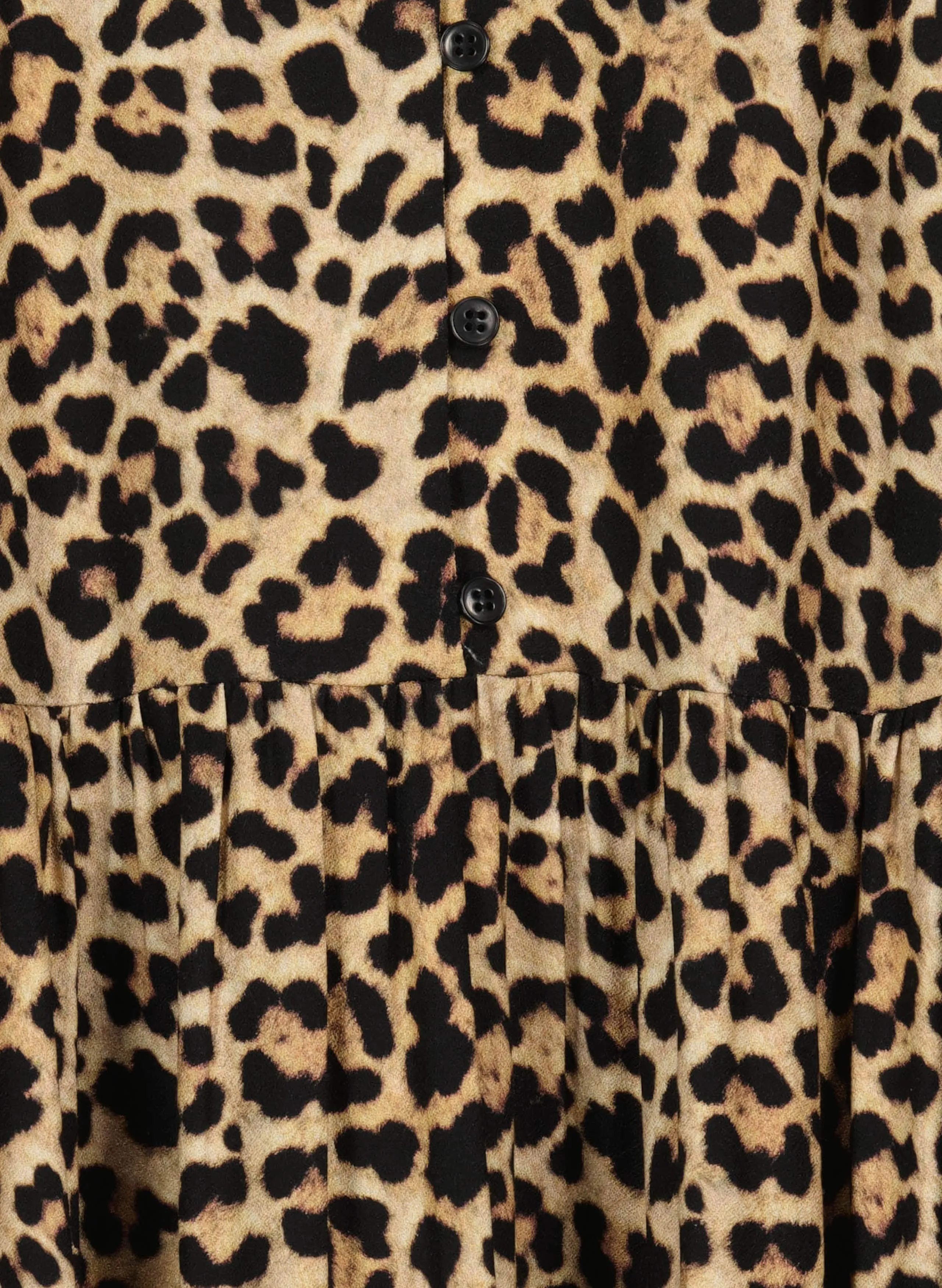 Daryn Printed?Midi Dress | Cognac Leopard