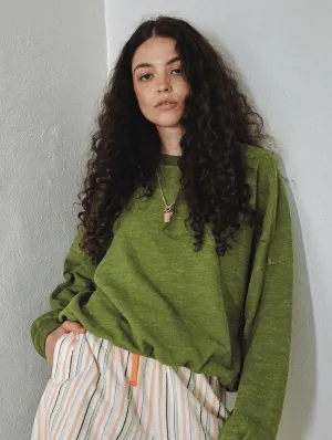 Dawn Women's Organic Cotton Sweatshirt | Green