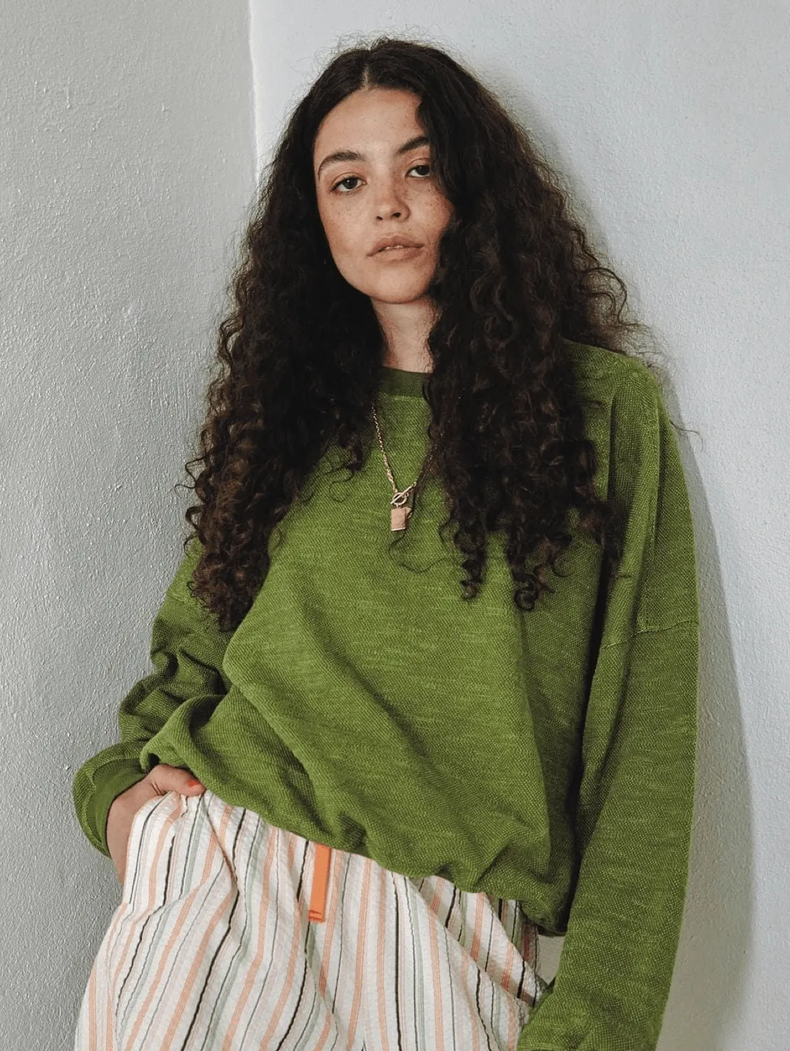 Dawn Women's Organic Cotton Sweatshirt | Green