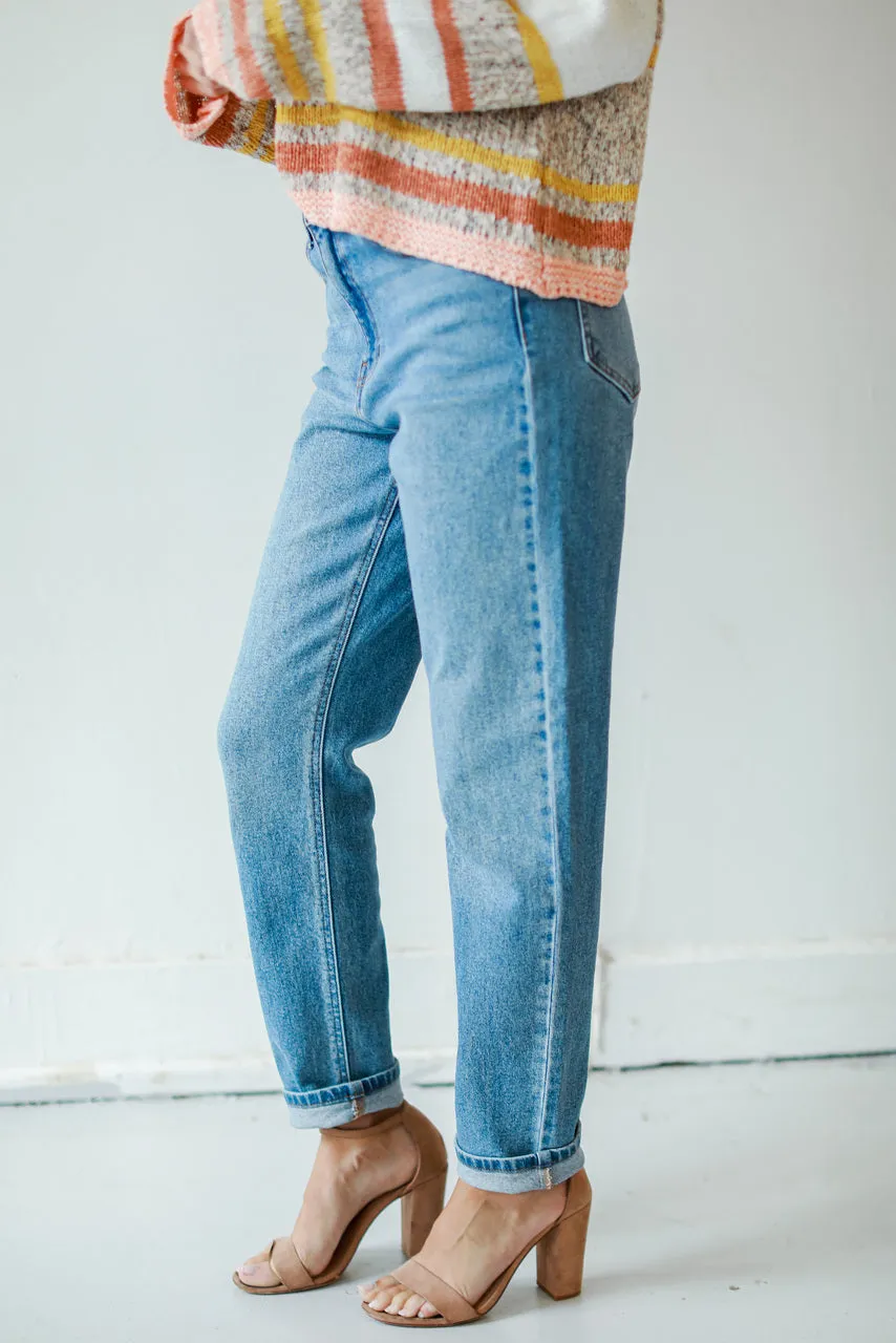 Elena High-Rise Mom Jeans