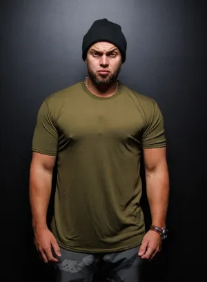 ESSENTIAL OLIVE TEE