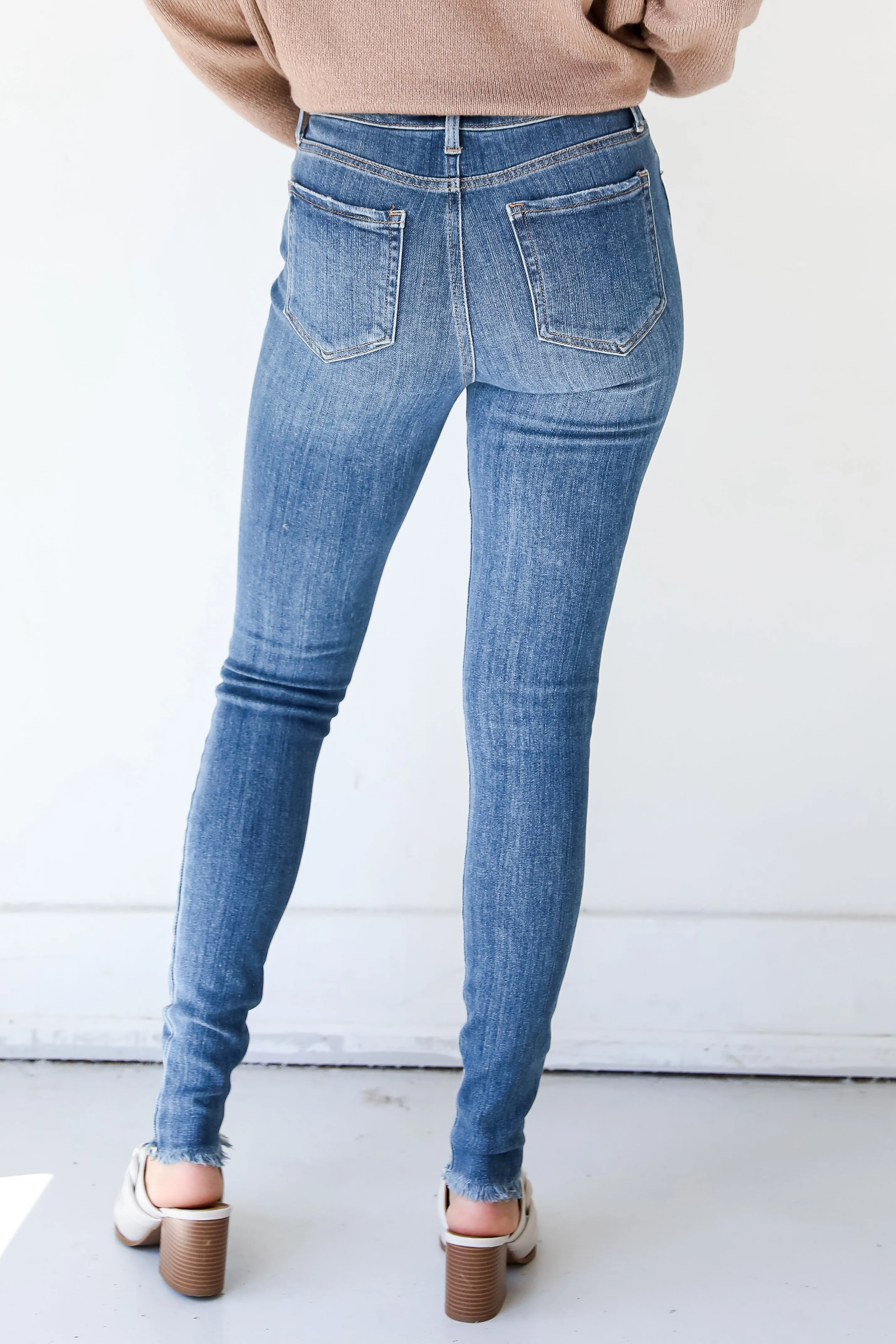 FINAL SALE - Always The Coolest Distressed Skinny Jeans