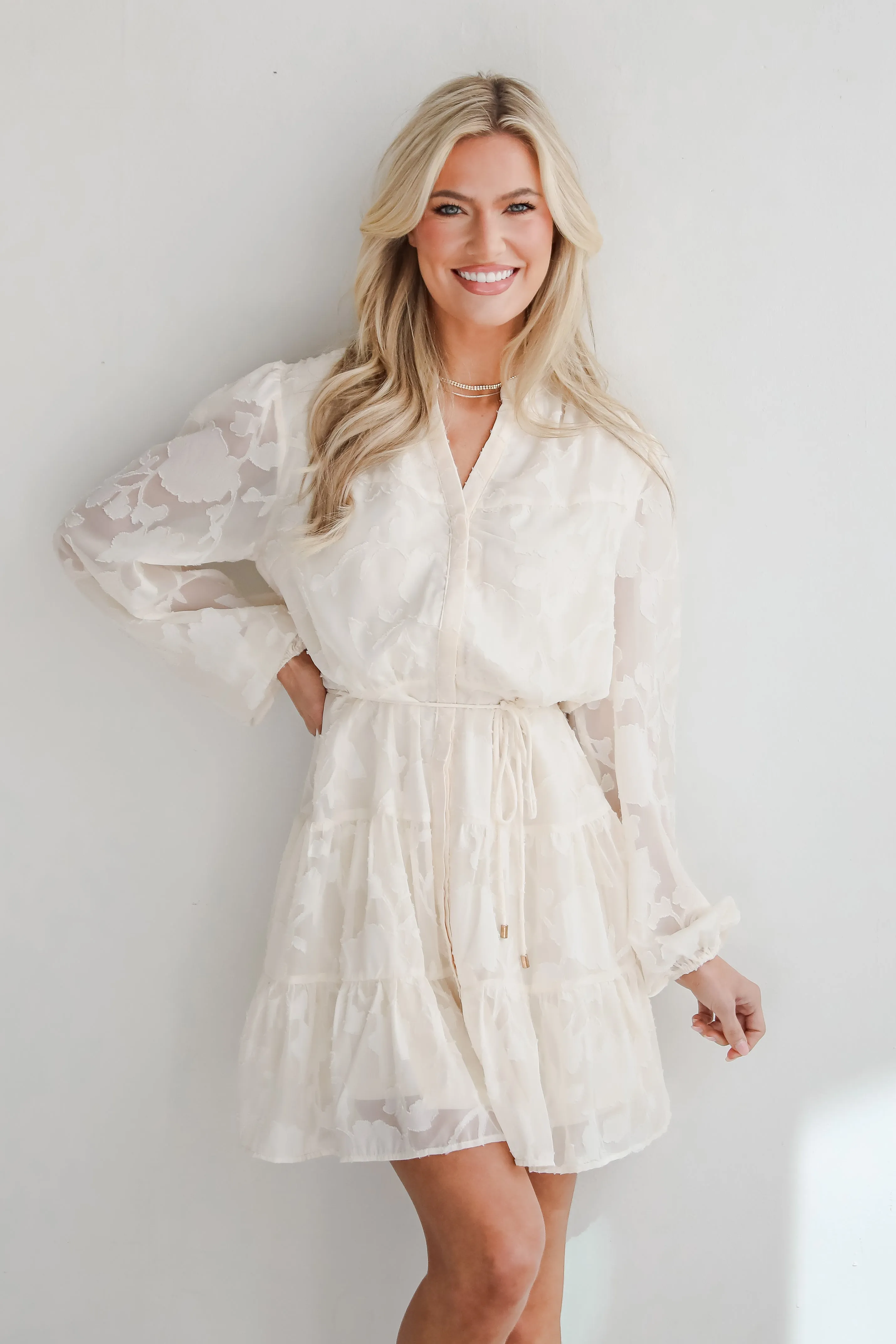 FINAL SALE - Beauty Icon Floral Tiered Mini Dress
