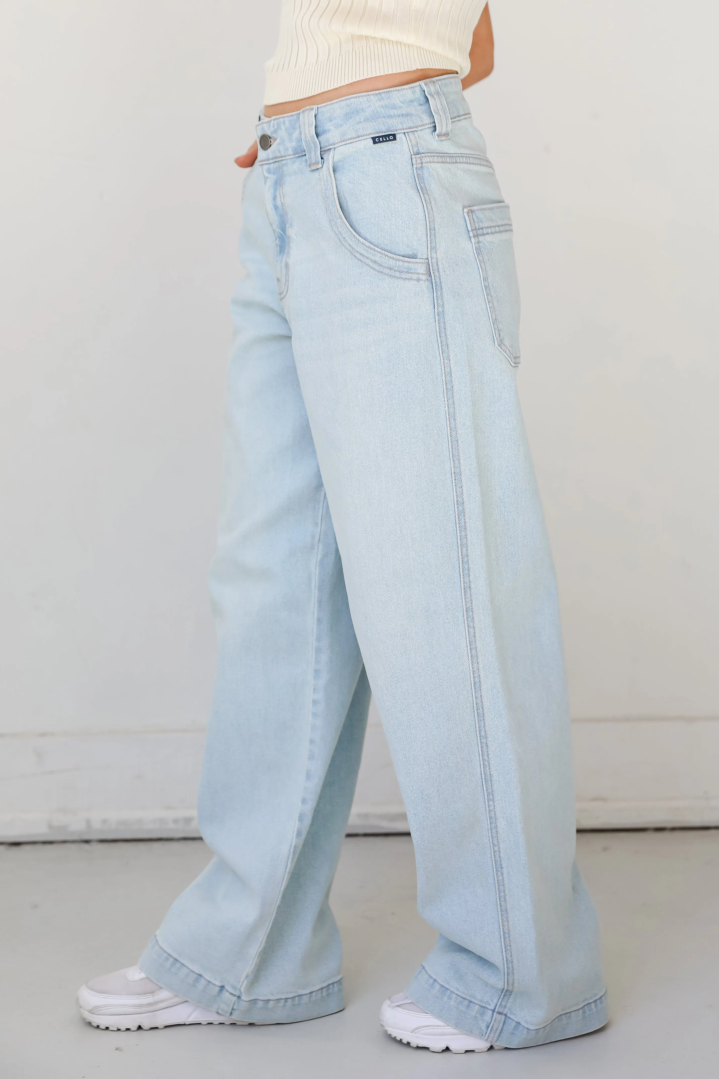 FINAL SALE - Bet On It Wide Leg Jeans
