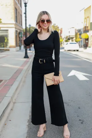 FINAL SALE - Bring The Vibes Wide Leg Jeans