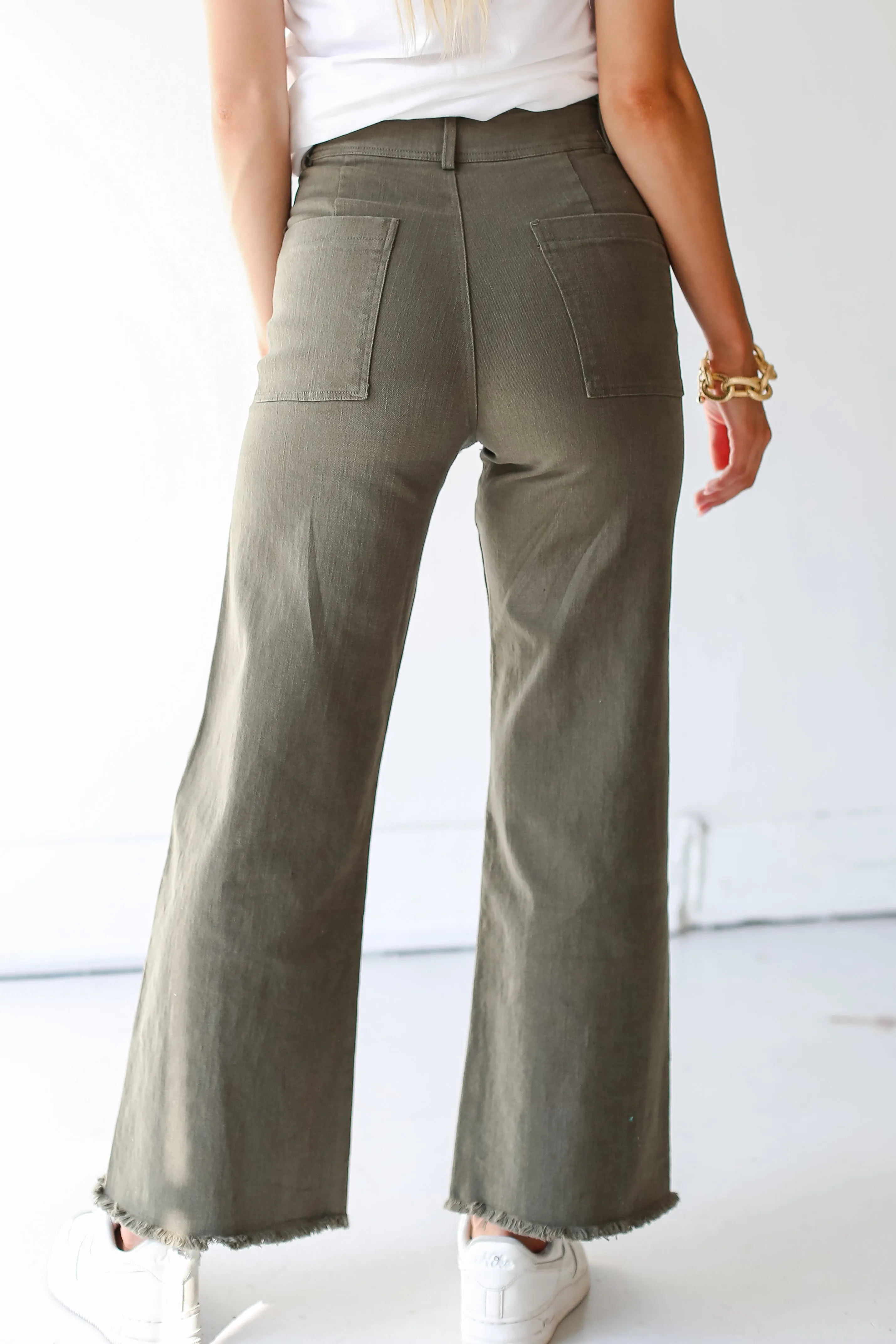 FINAL SALE - Bring The Vibes Wide Leg Jeans