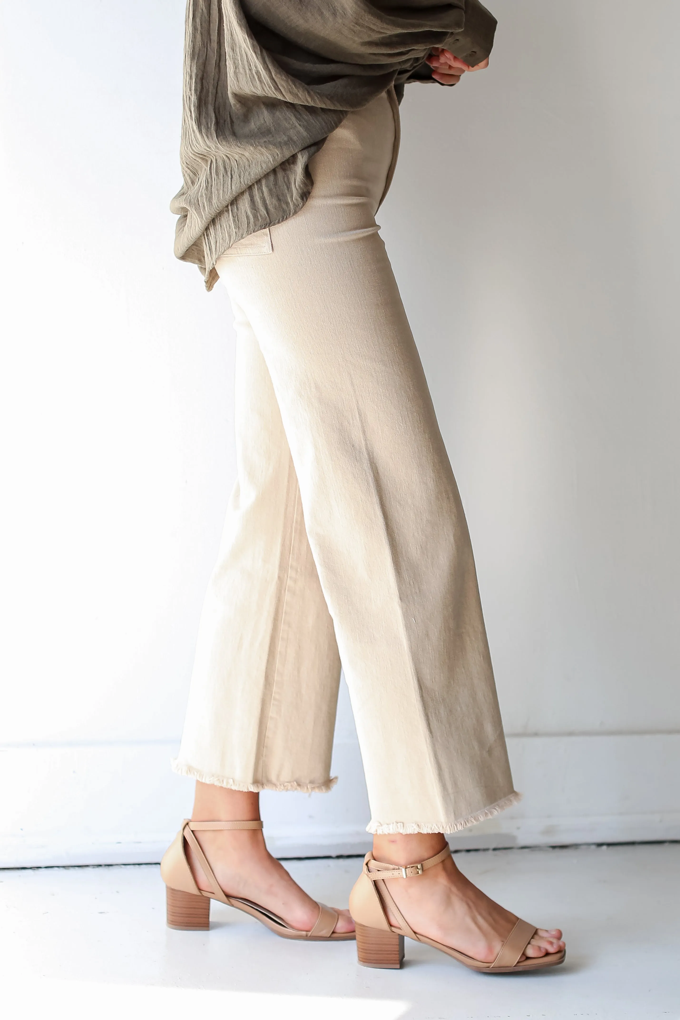 FINAL SALE - Bring The Vibes Wide Leg Jeans