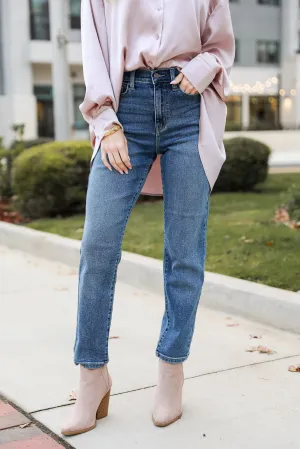 FINAL SALE - Cool Composure Medium Wash Mom Jeans