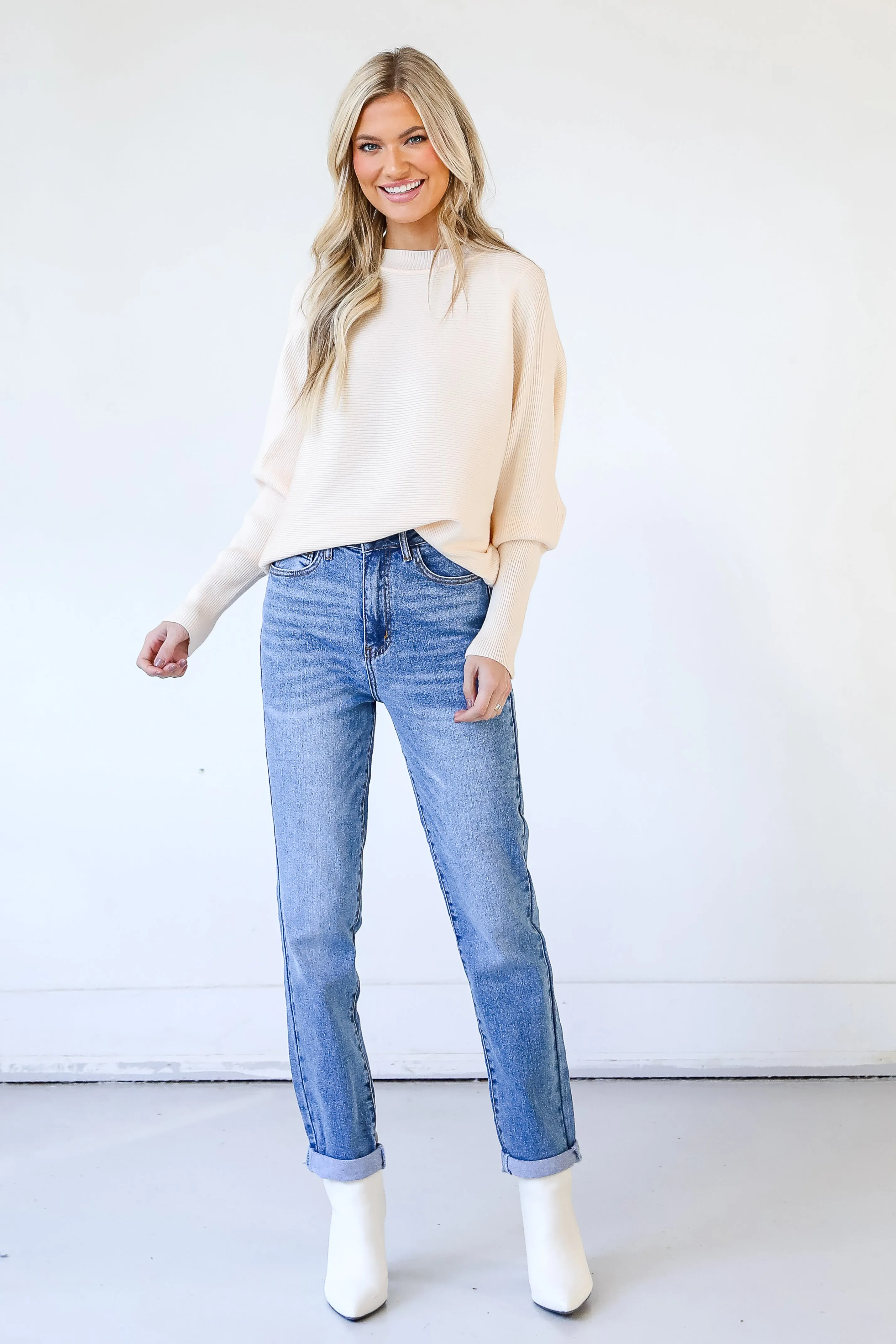 FINAL SALE - Elizabeth Mom Jeans