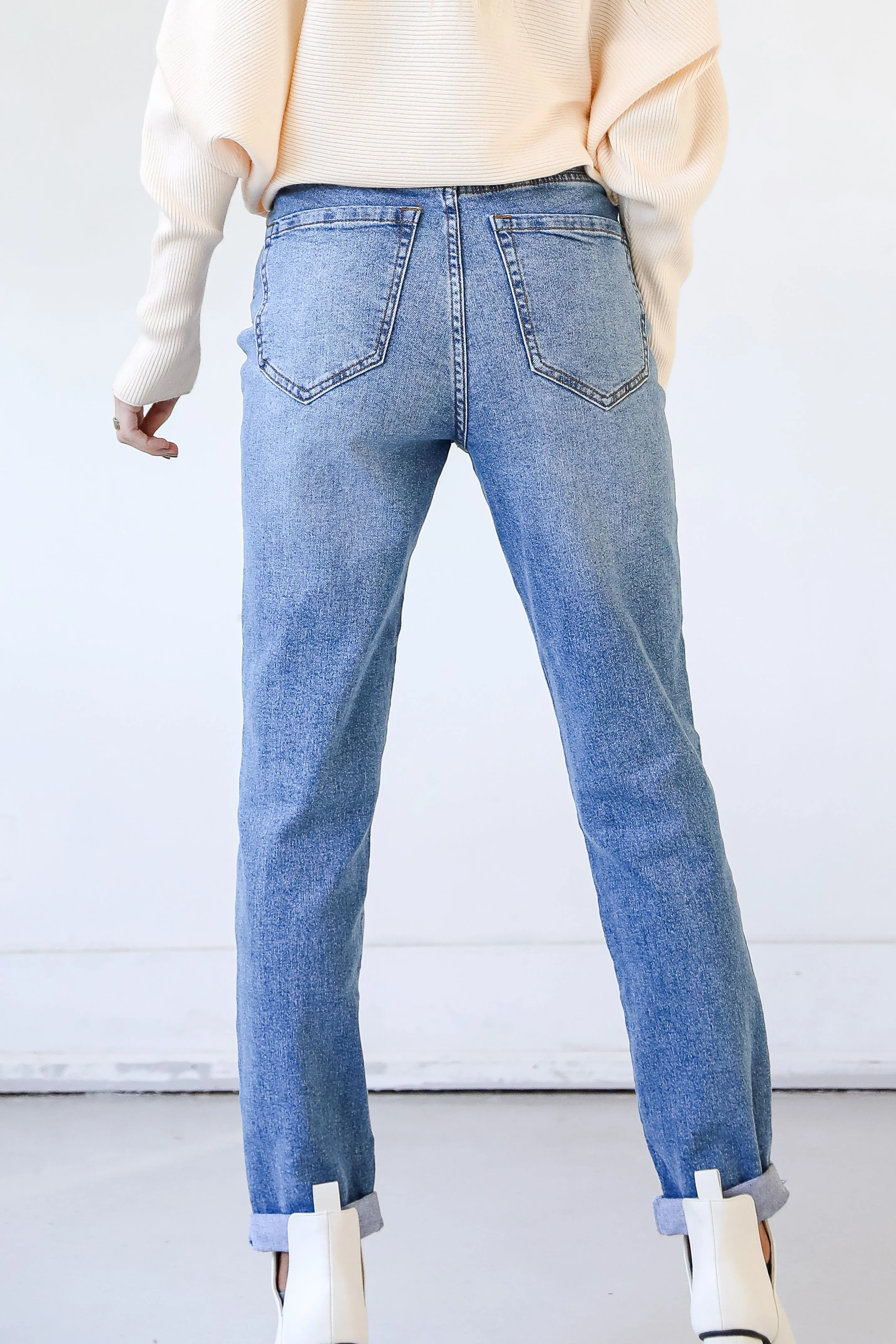 FINAL SALE - Elizabeth Mom Jeans