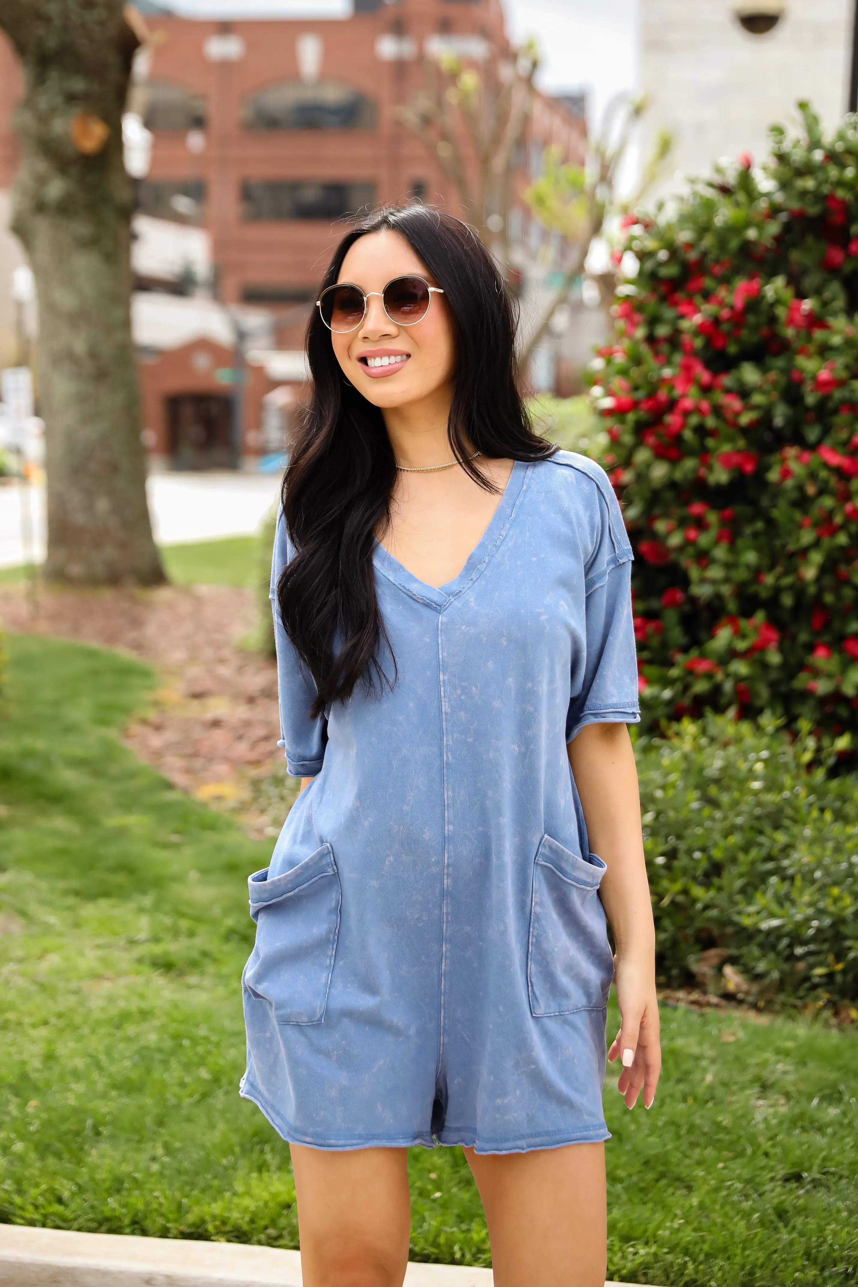 FINAL SALE - Lounge Look T-Shirt Romper
