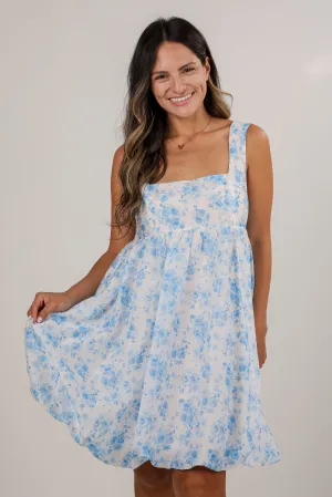 FINAL SALE - On A Whim Ivory Floral Mini Dress