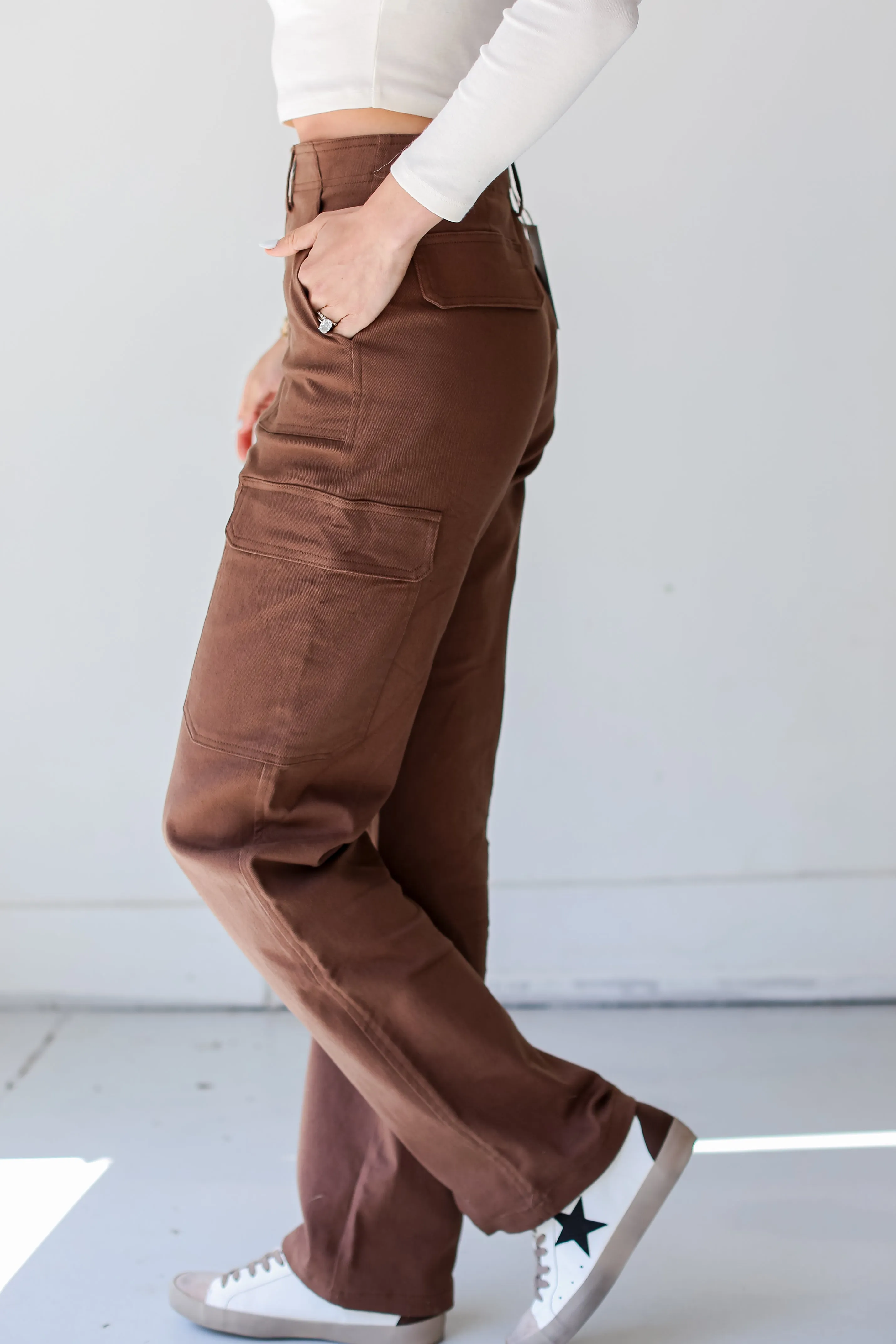 FINAL SALE - Outstanding Poise Cargo Jeans