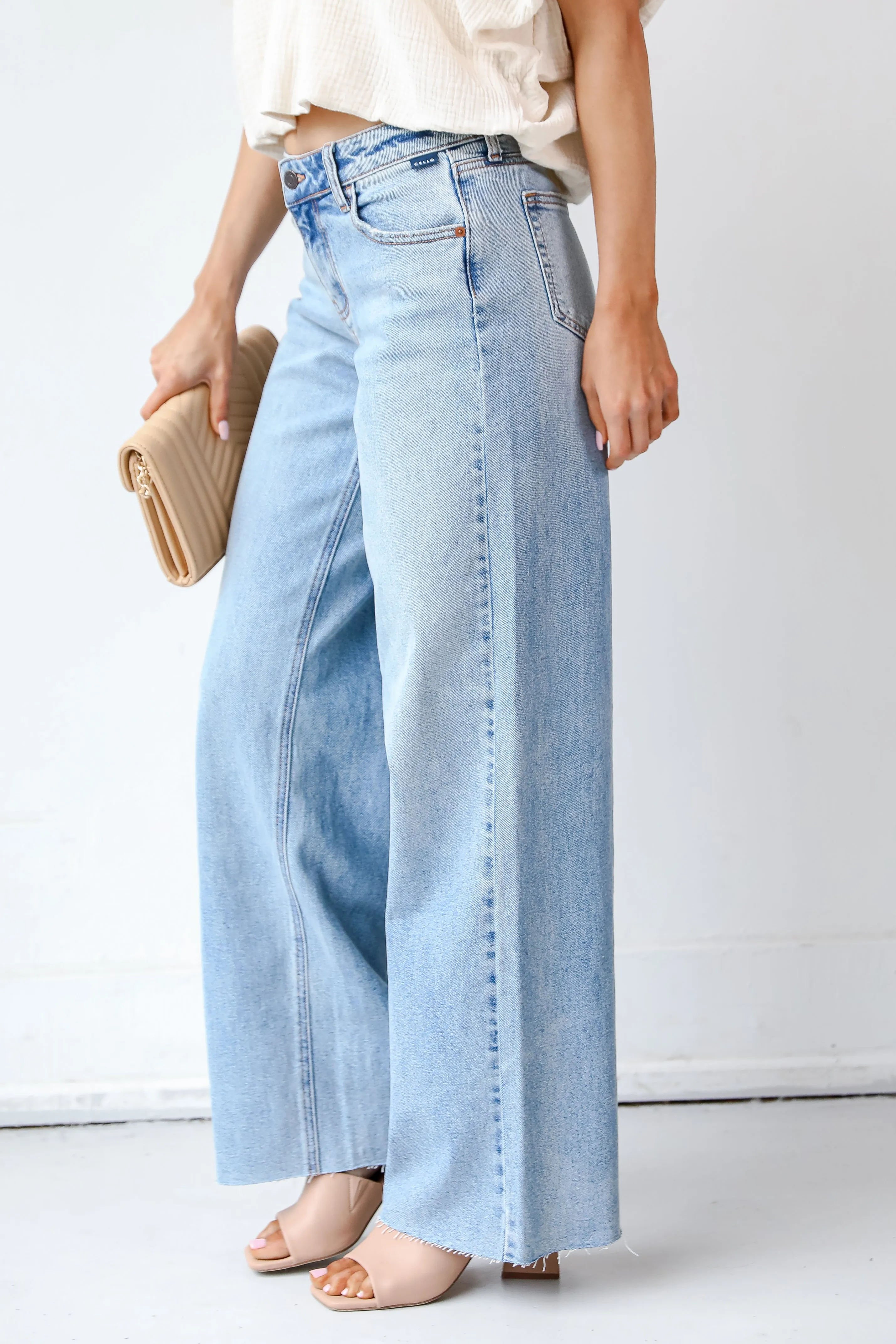 FINAL SALE - Perfect Idea Wide Leg Jeans