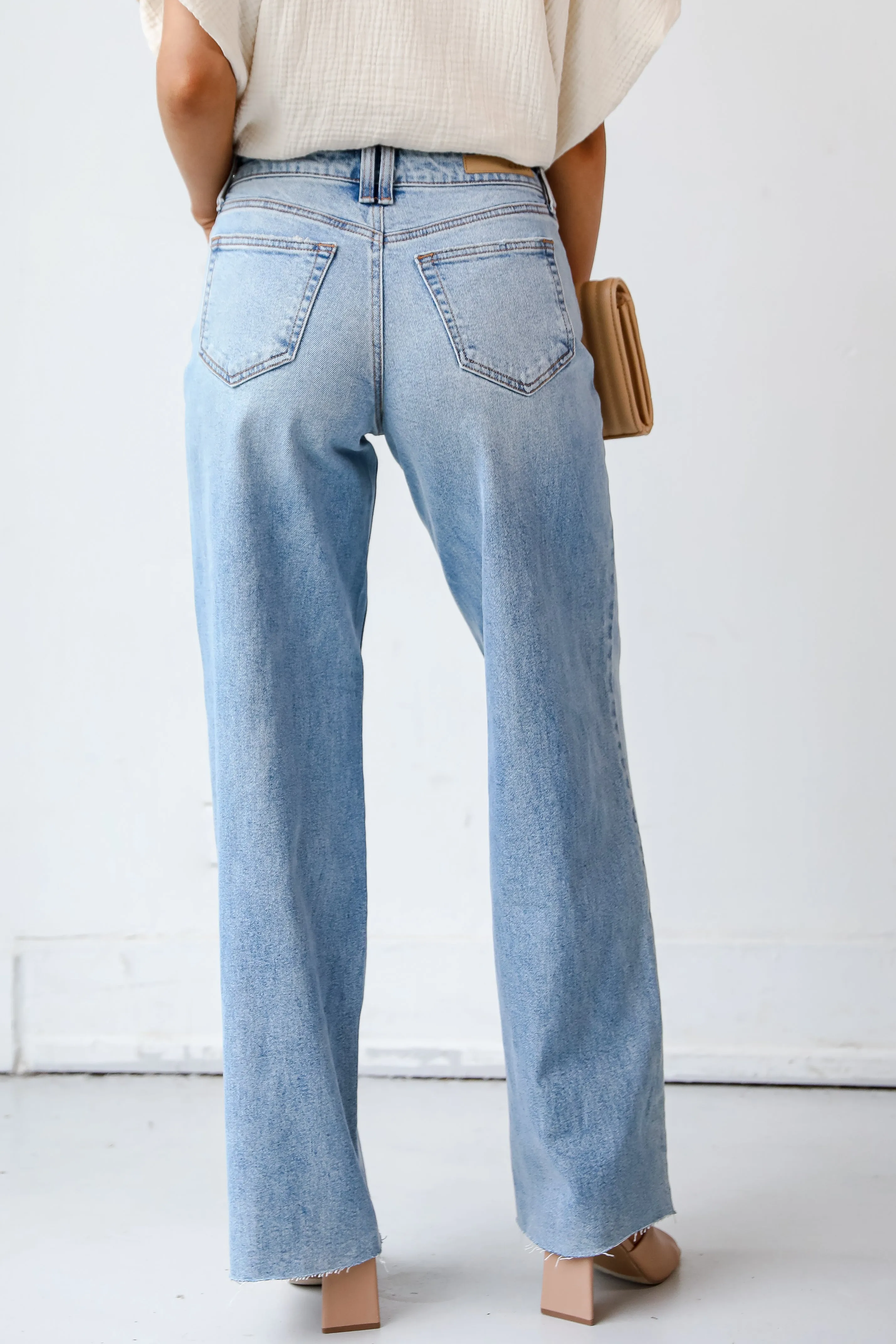 FINAL SALE - Perfect Idea Wide Leg Jeans