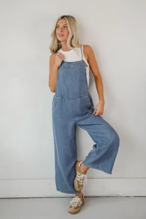 FINAL SALE - Polished Icon Denim Jumpsuit