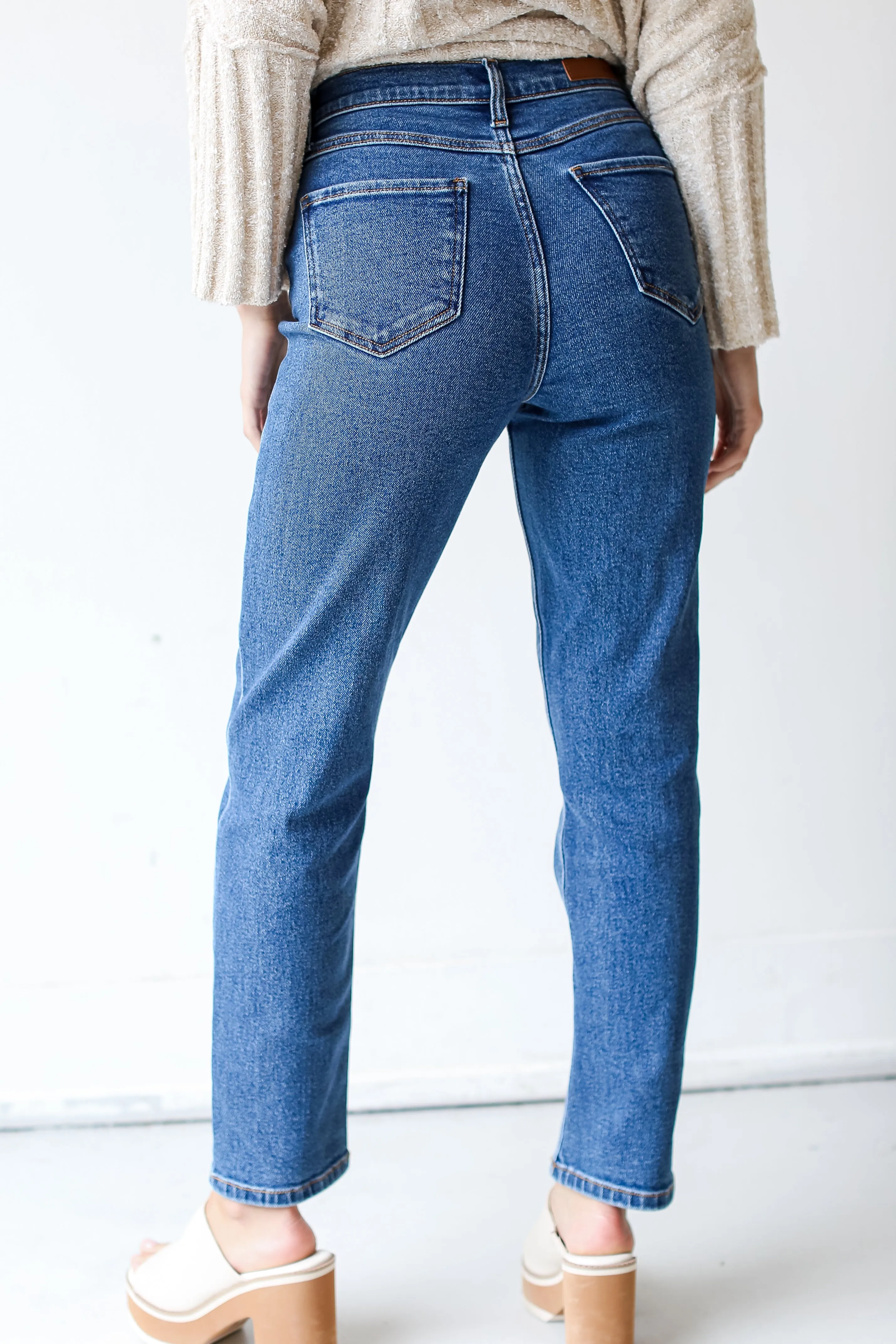 FINAL SALE - Ready To Vibe Mom Jeans