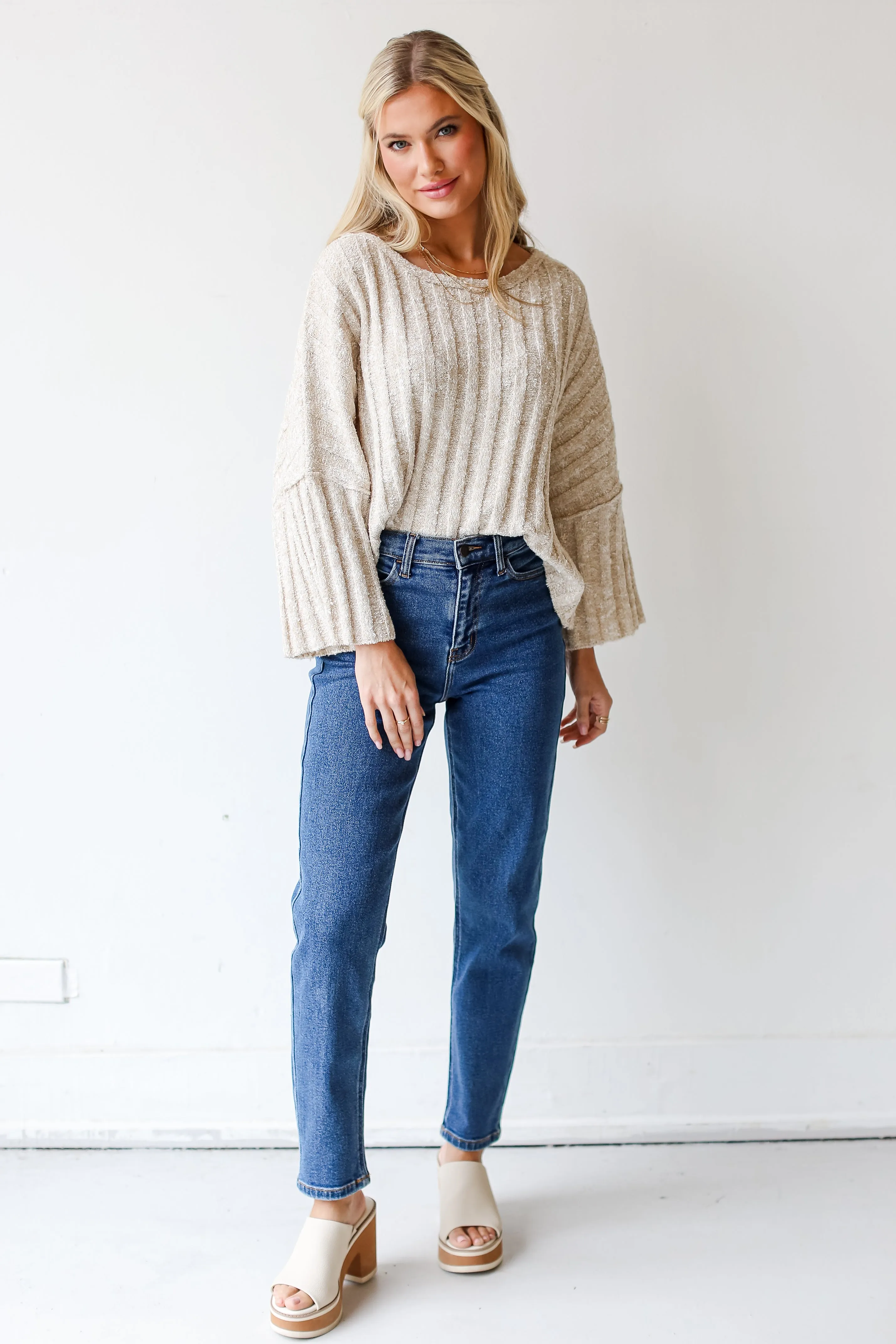 FINAL SALE - Ready To Vibe Mom Jeans
