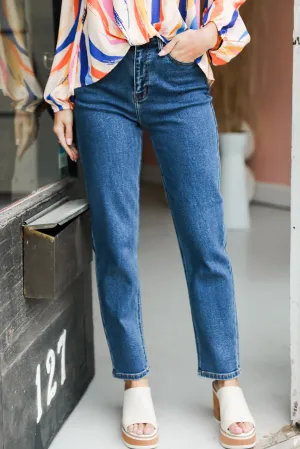 FINAL SALE - Ready To Vibe Mom Jeans