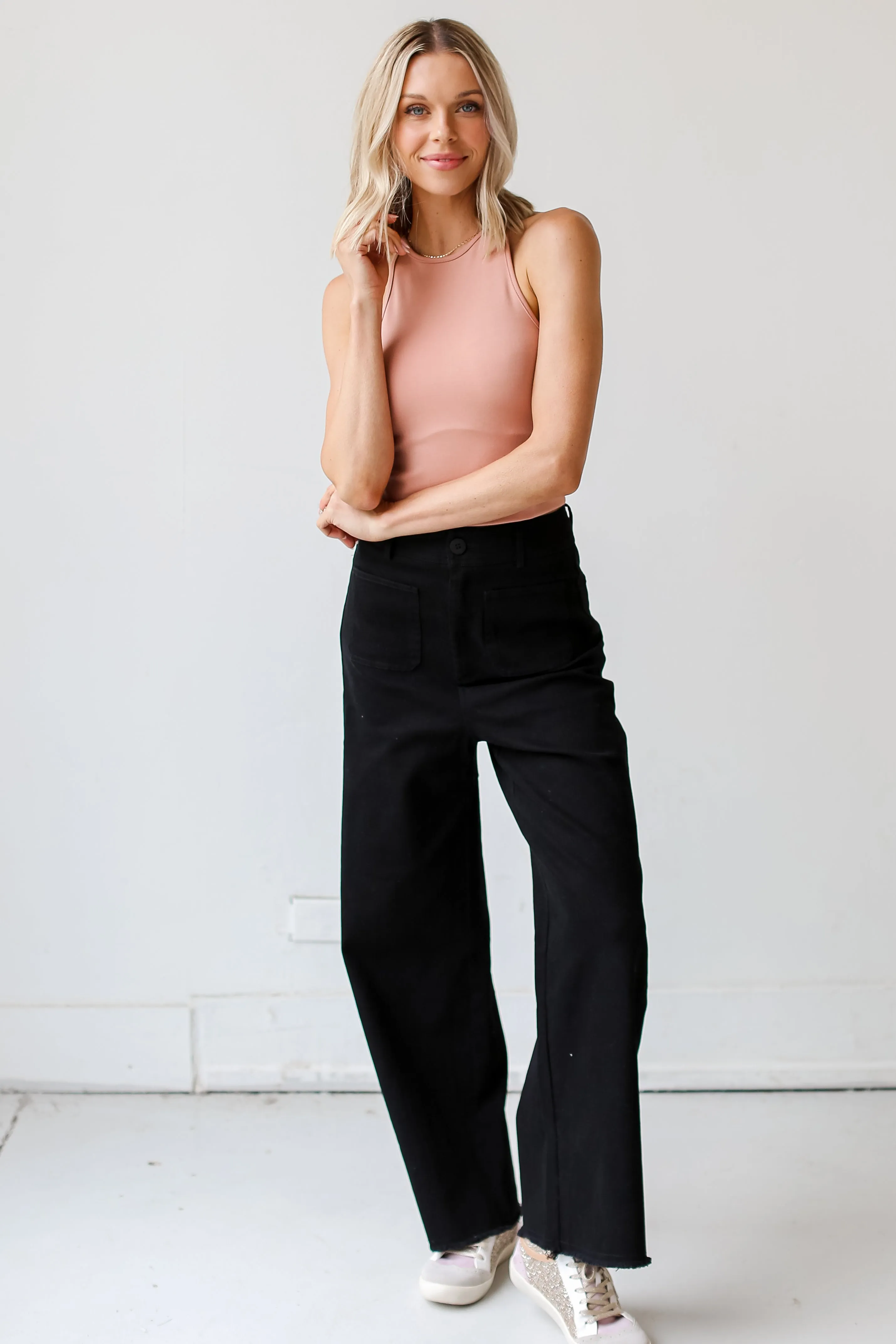 FINAL SALE - Seasonal Charm Wide Leg Jeans