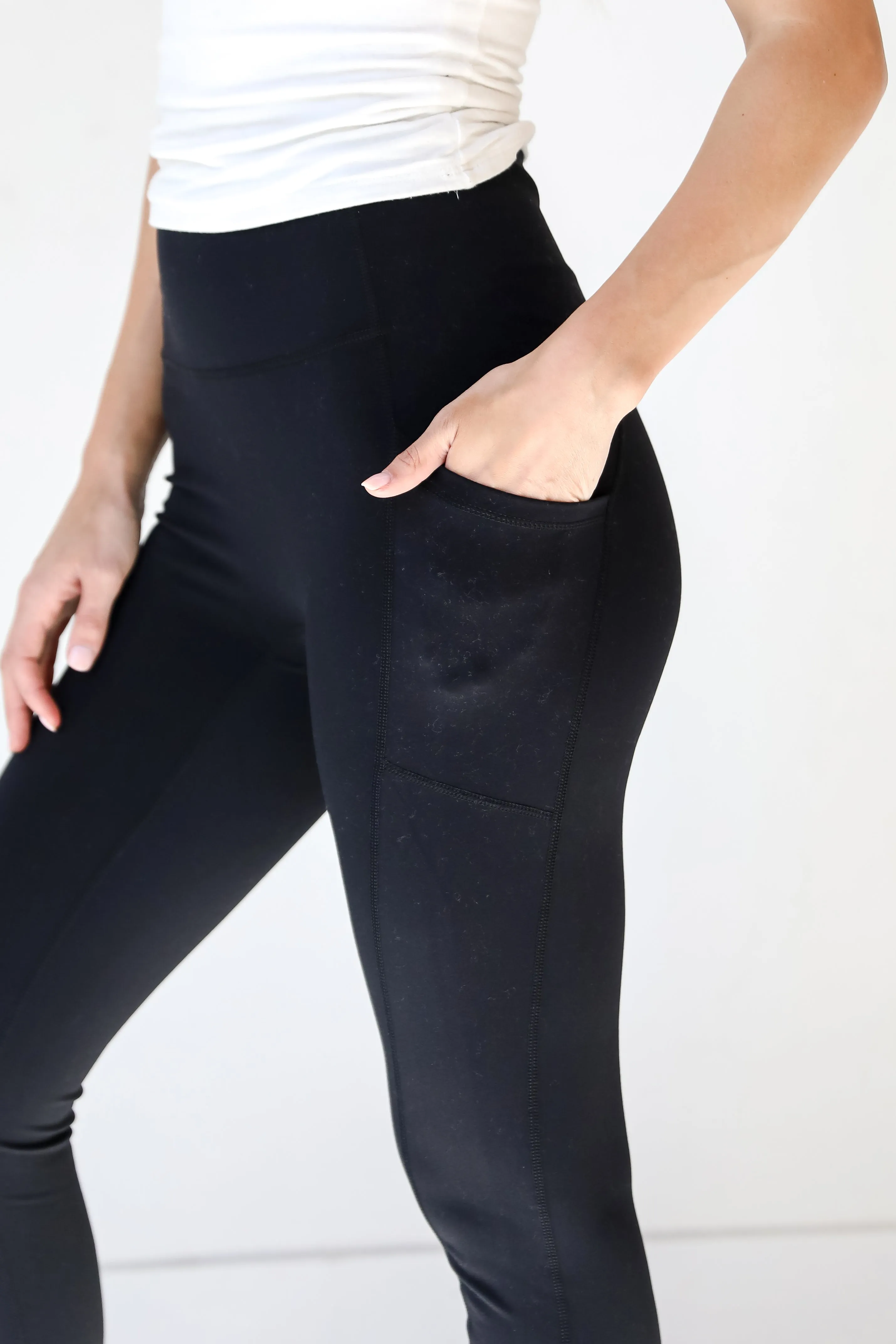 FINAL SALE - Side Step High-Waisted Leggings