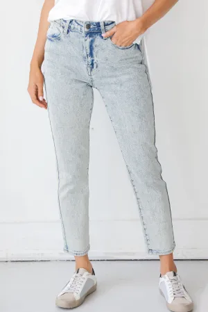 FINAL SALE - Straight Up Acid Washed Jeans