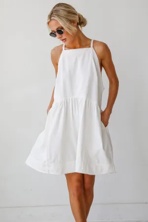 FINAL SALE - Sweetly Made Denim Mini Dress