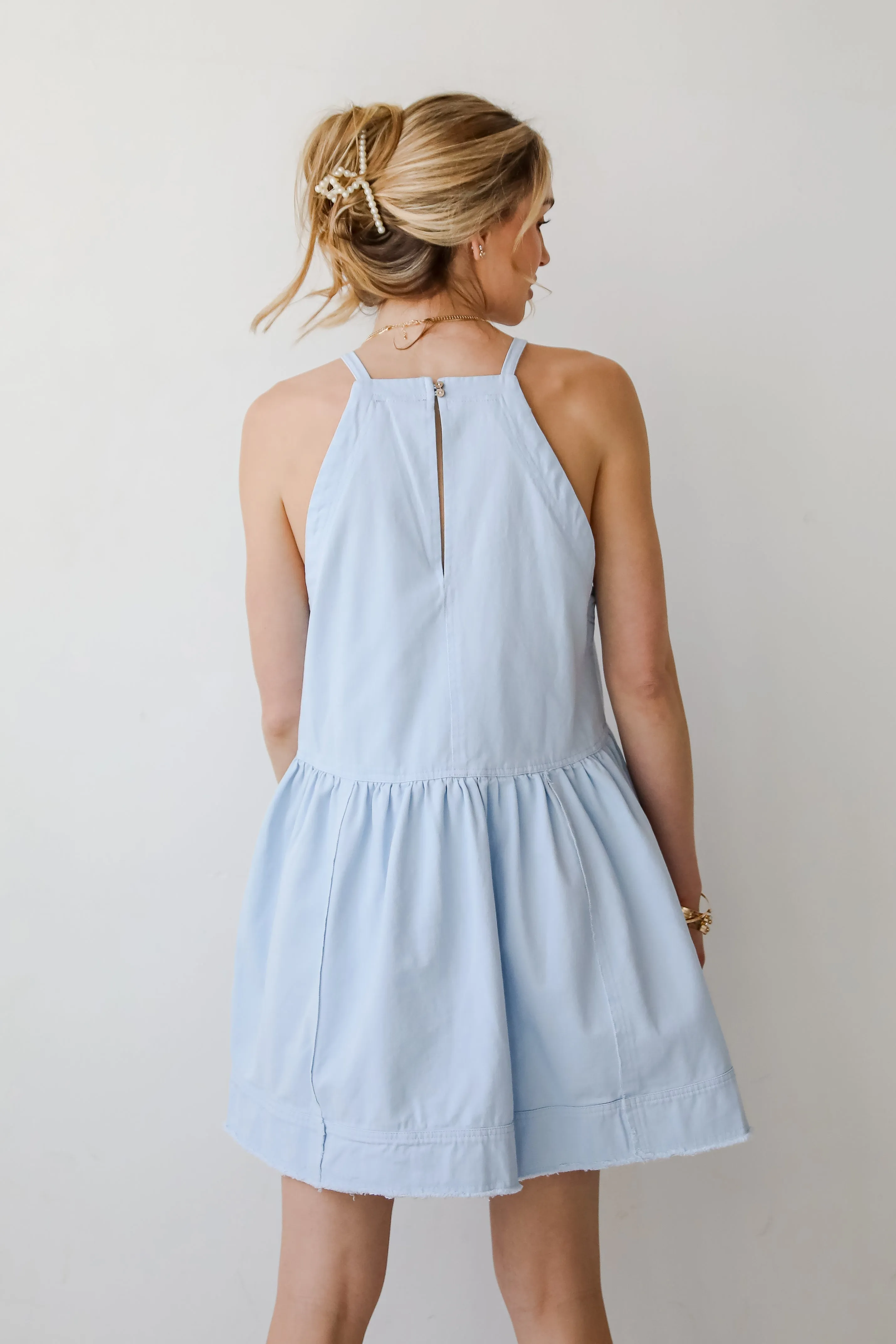FINAL SALE - Sweetly Made Denim Mini Dress